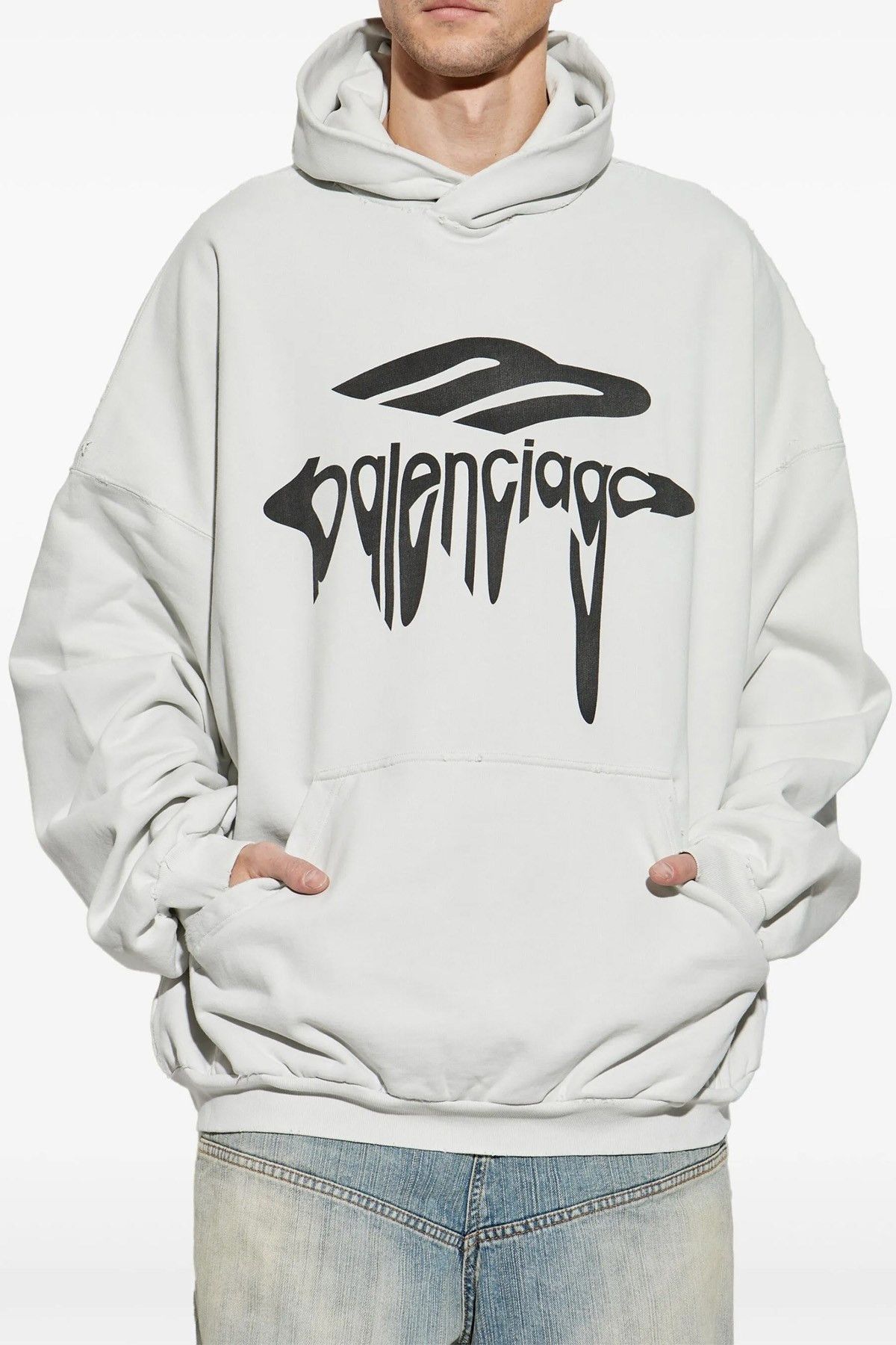Balenciaga '3B Liquefied' hoodie Size S / US 4 / IT 40 - 2 Thumbnail