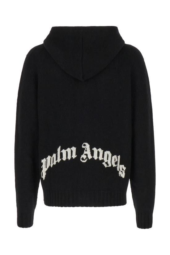 Palm Angels PALM ANGELS Men Sweater PMHU009C99KNI001 1001 BLACK Size US S / EU 44-46 / 1 - 2 Thumbnail