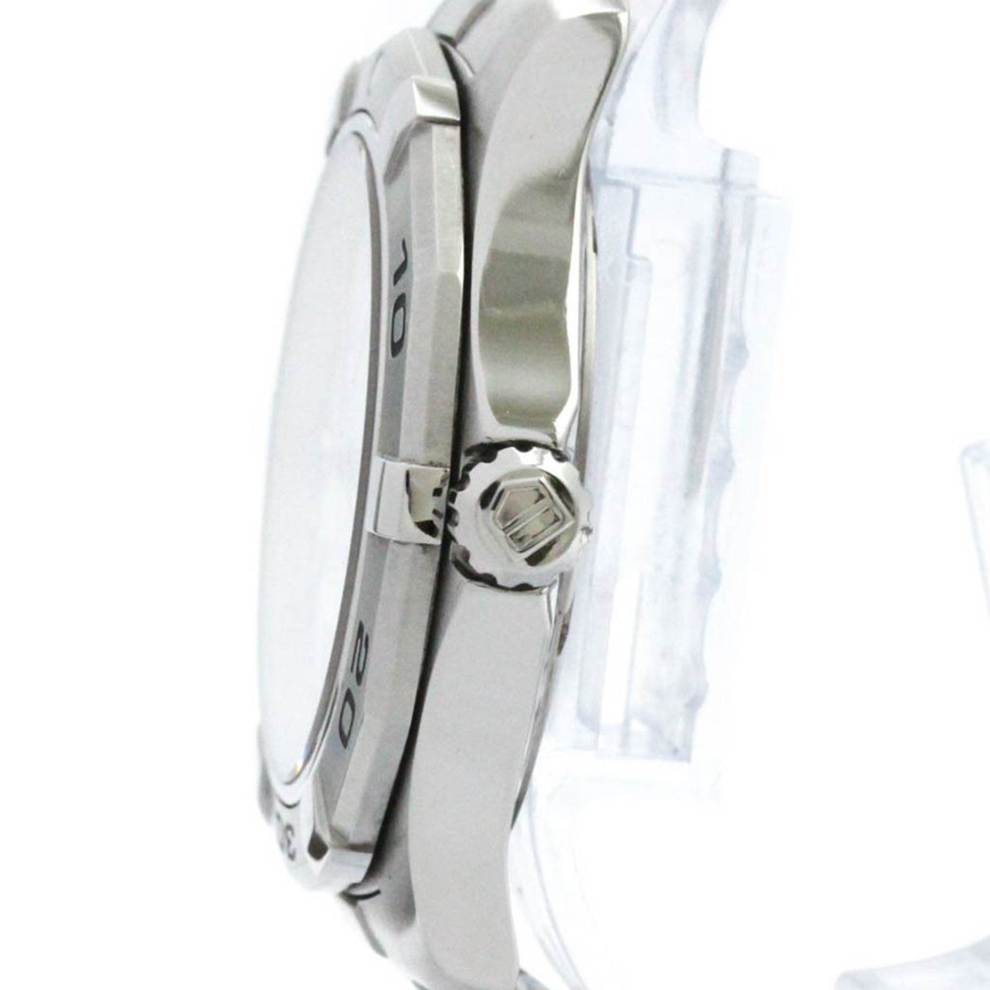 Polished TAG HEUER Aquaracer Stainless Steel Quartz Mens Watch WAP1111 BF578724