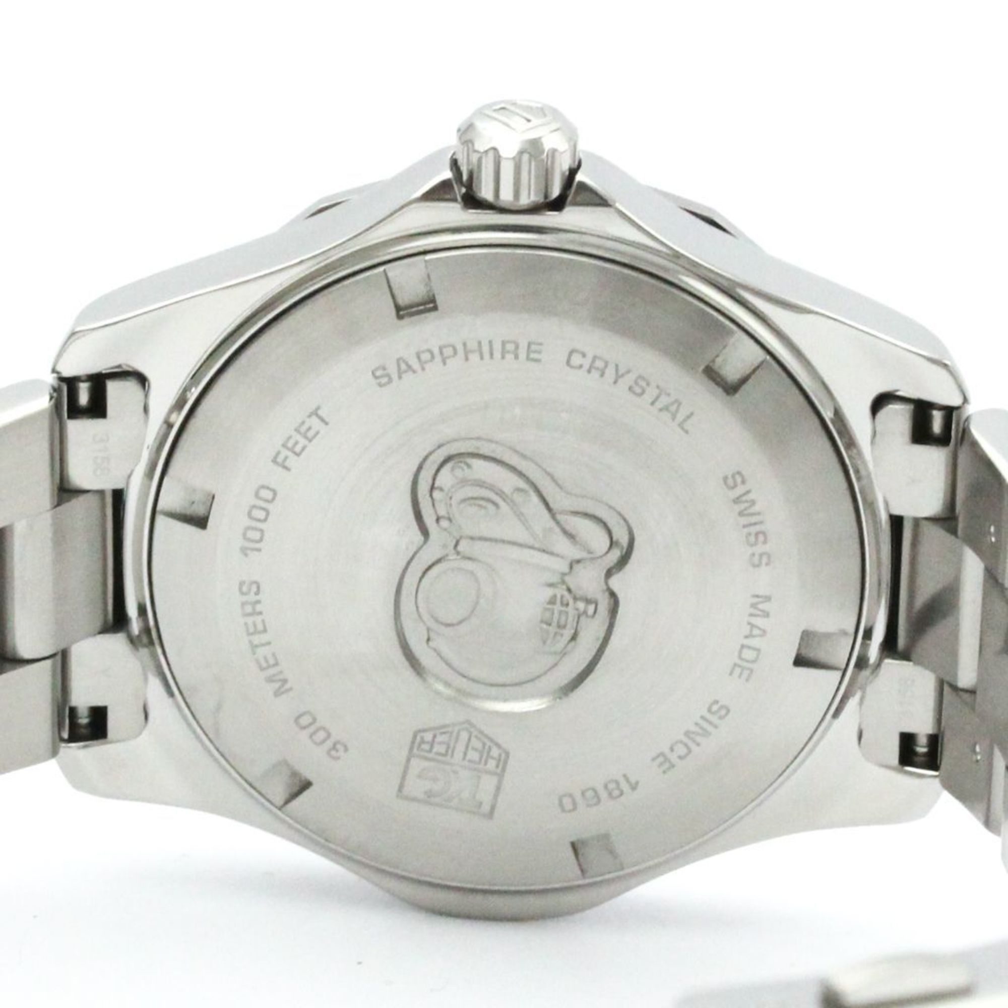 Polished TAG HEUER Aquaracer Stainless Steel Quartz Mens Watch WAP1111 BF578724