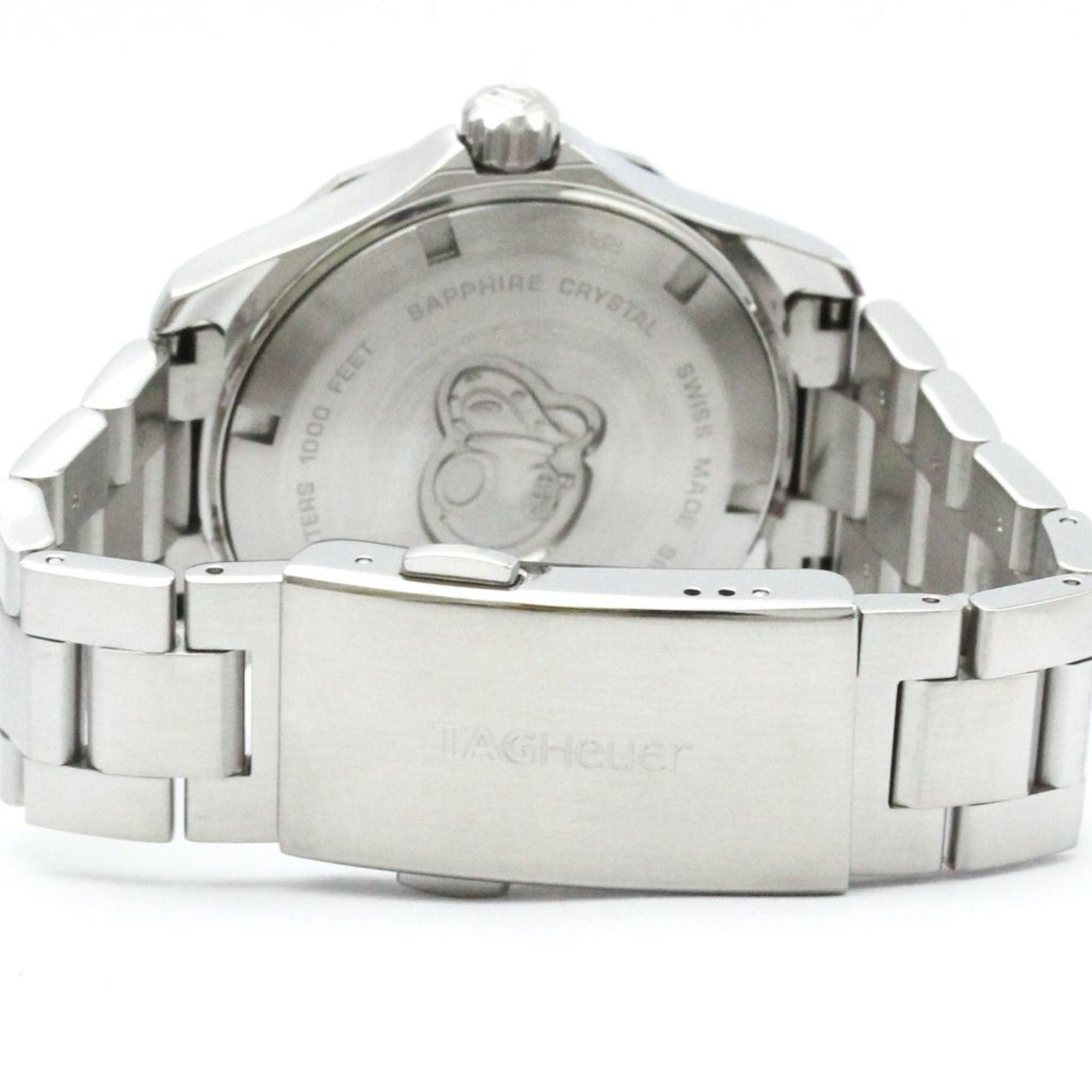 Polished TAG HEUER Aquaracer Stainless Steel Quartz Mens Watch WAP1111 BF578724
