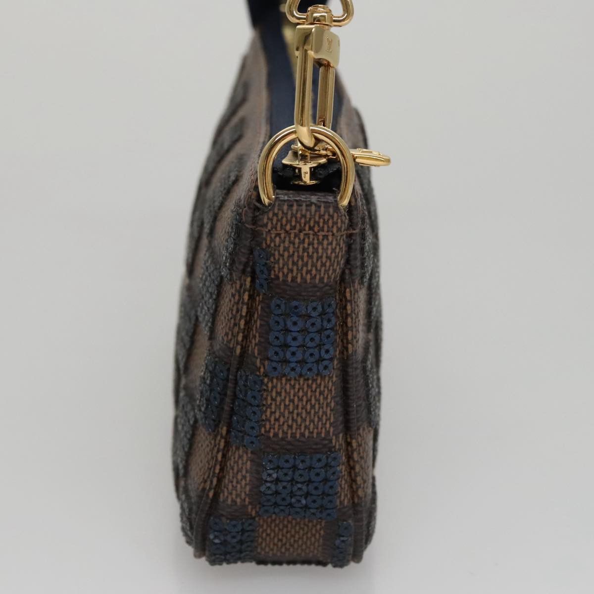 Louis Vuitton Mini Pochette Accessoires Brown Canvas Clutch Bag Size ONE SIZE - 4 Thumbnail