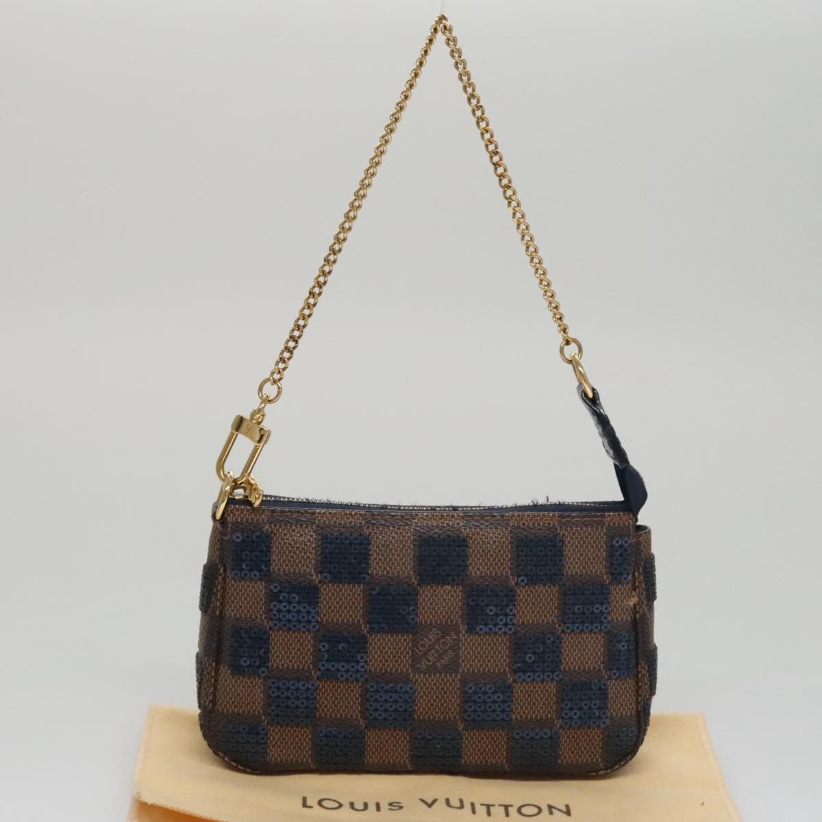 Louis Vuitton Mini Pochette Accessoires Brown Canvas Clutch Bag Size ONE SIZE - 15 Thumbnail
