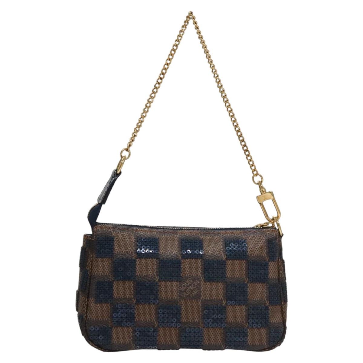 Louis Vuitton Mini Pochette Accessoires Brown Canvas Clutch Bag Size ONE SIZE - 2 Thumbnail