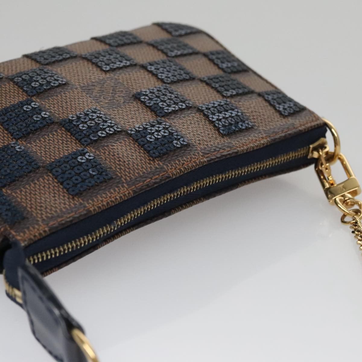 Louis Vuitton Mini Pochette Accessoires Brown Canvas Clutch Bag Size ONE SIZE - 17 Thumbnail