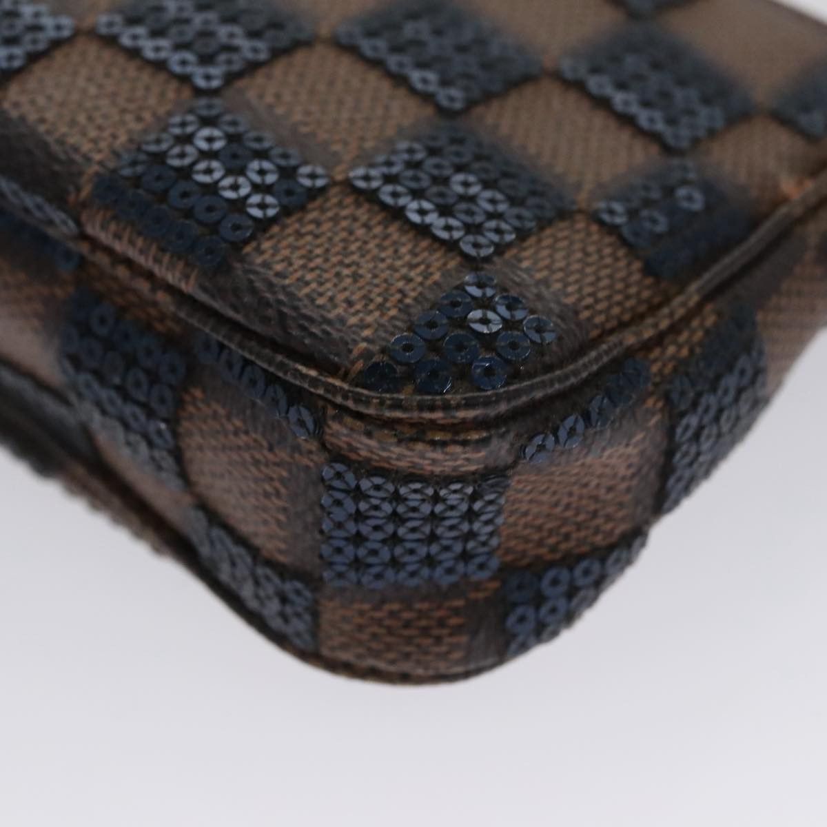 Louis Vuitton Mini Pochette Accessoires Brown Canvas Clutch Bag Size ONE SIZE - 8 Thumbnail