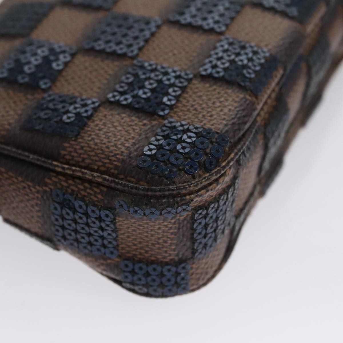 Louis Vuitton Mini Pochette Accessoires Brown Canvas Clutch Bag Size ONE SIZE - 6 Thumbnail