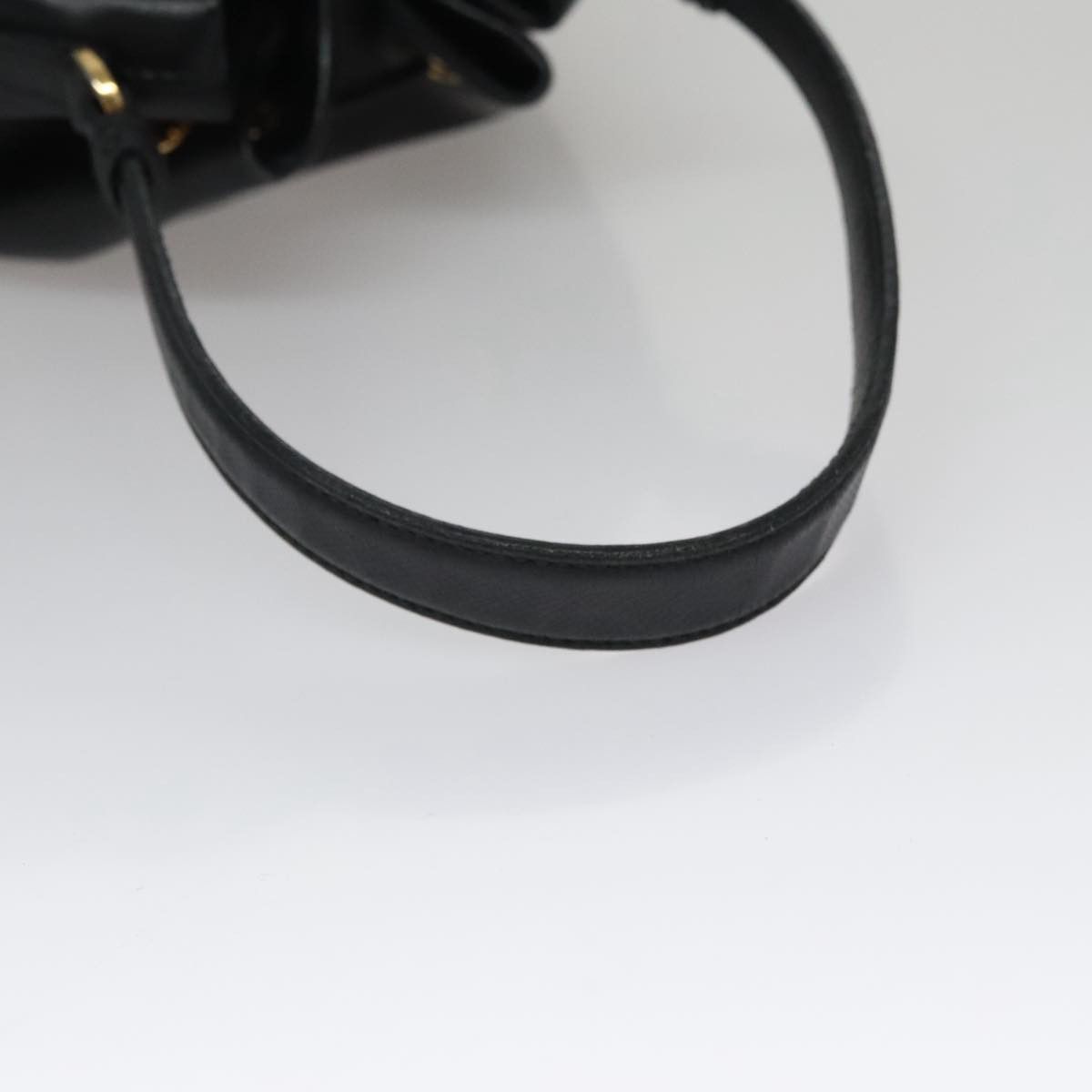 Prada Black Leather Handbag (Pre-Owned) Size ONE SIZE - 5 Thumbnail