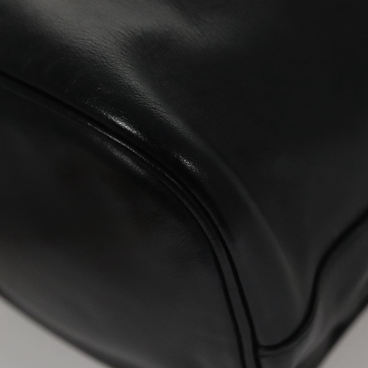 Prada Black Leather Handbag (Pre-Owned) Size ONE SIZE - 10 Thumbnail