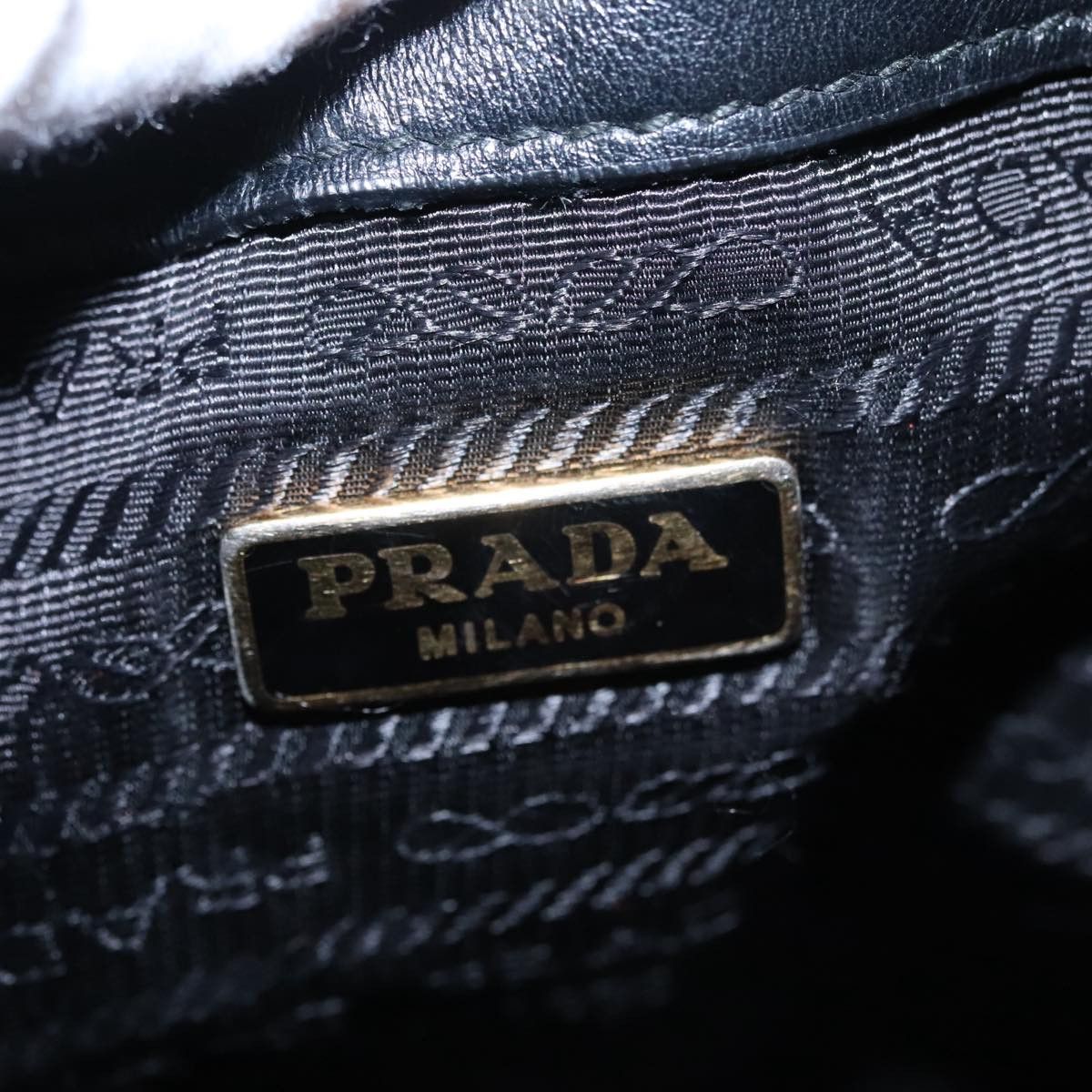 Prada Black Leather Handbag (Pre-Owned) Size ONE SIZE - 17 Thumbnail