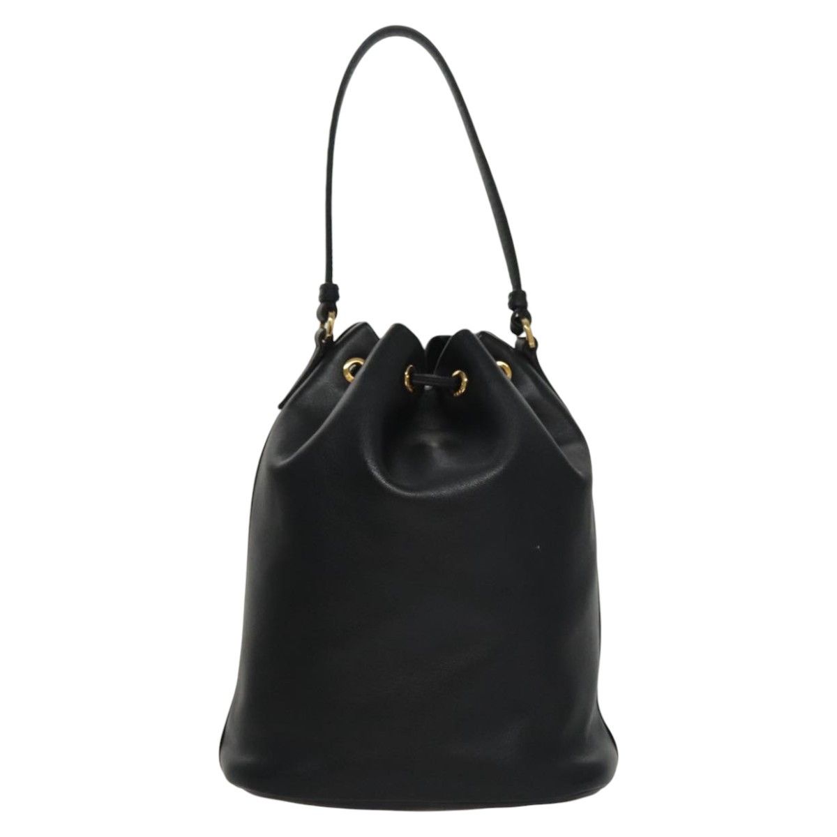 Prada Black Leather Handbag (Pre-Owned) Size ONE SIZE - 2 Thumbnail