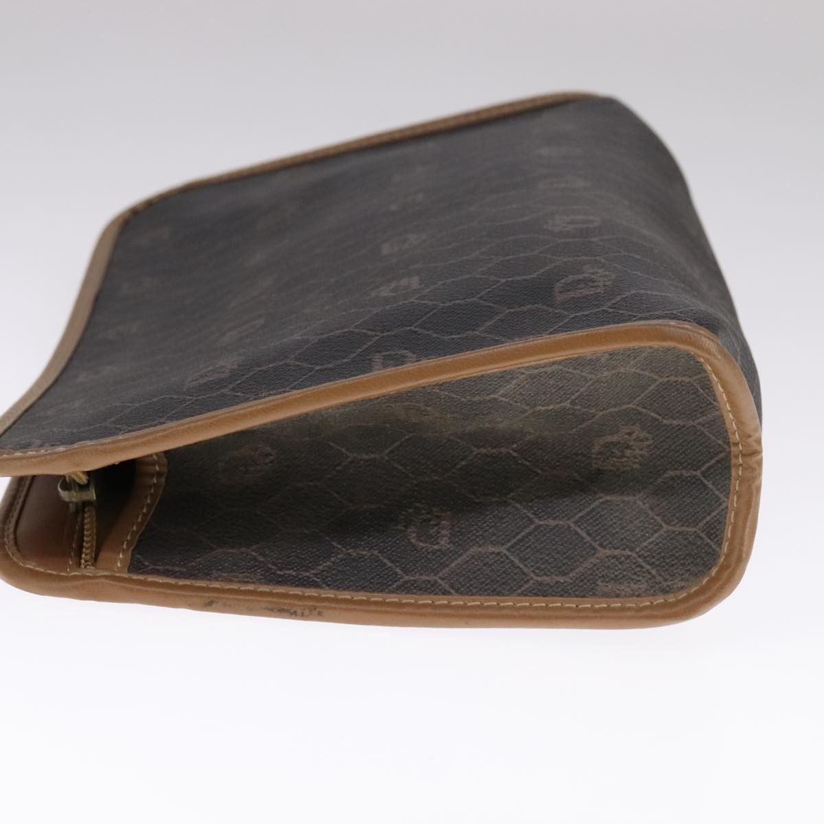 Dior Honeycomb Black Canvas Clutch Bag (Pre-Owned) Size ONE SIZE - 3 Thumbnail