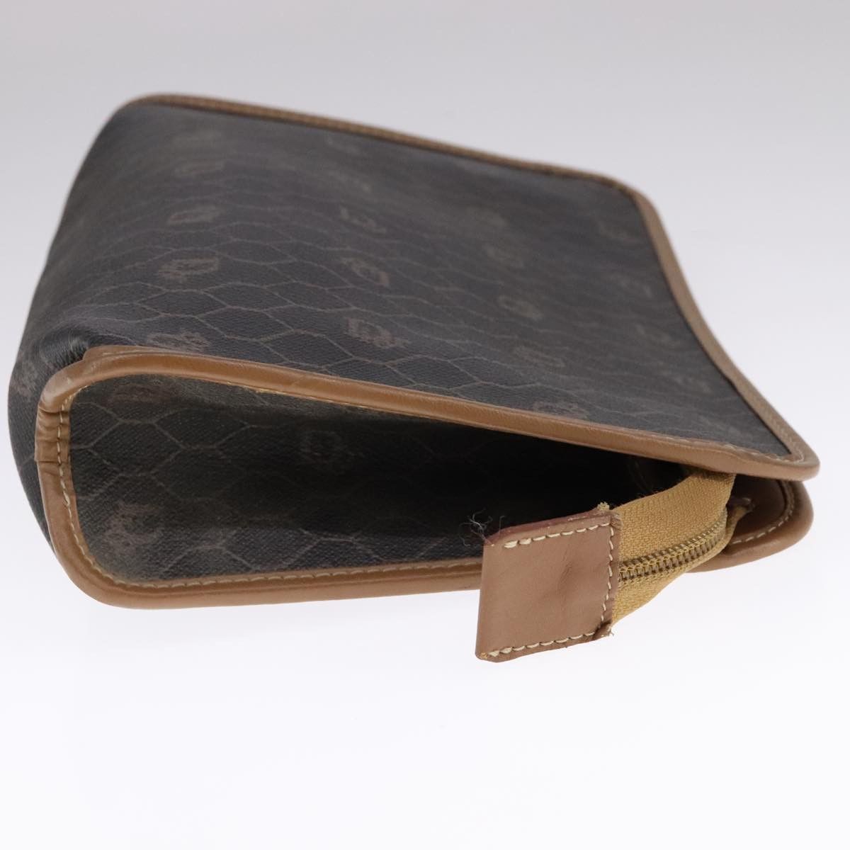 Dior Honeycomb Black Canvas Clutch Bag (Pre-Owned) Size ONE SIZE - 4 Thumbnail