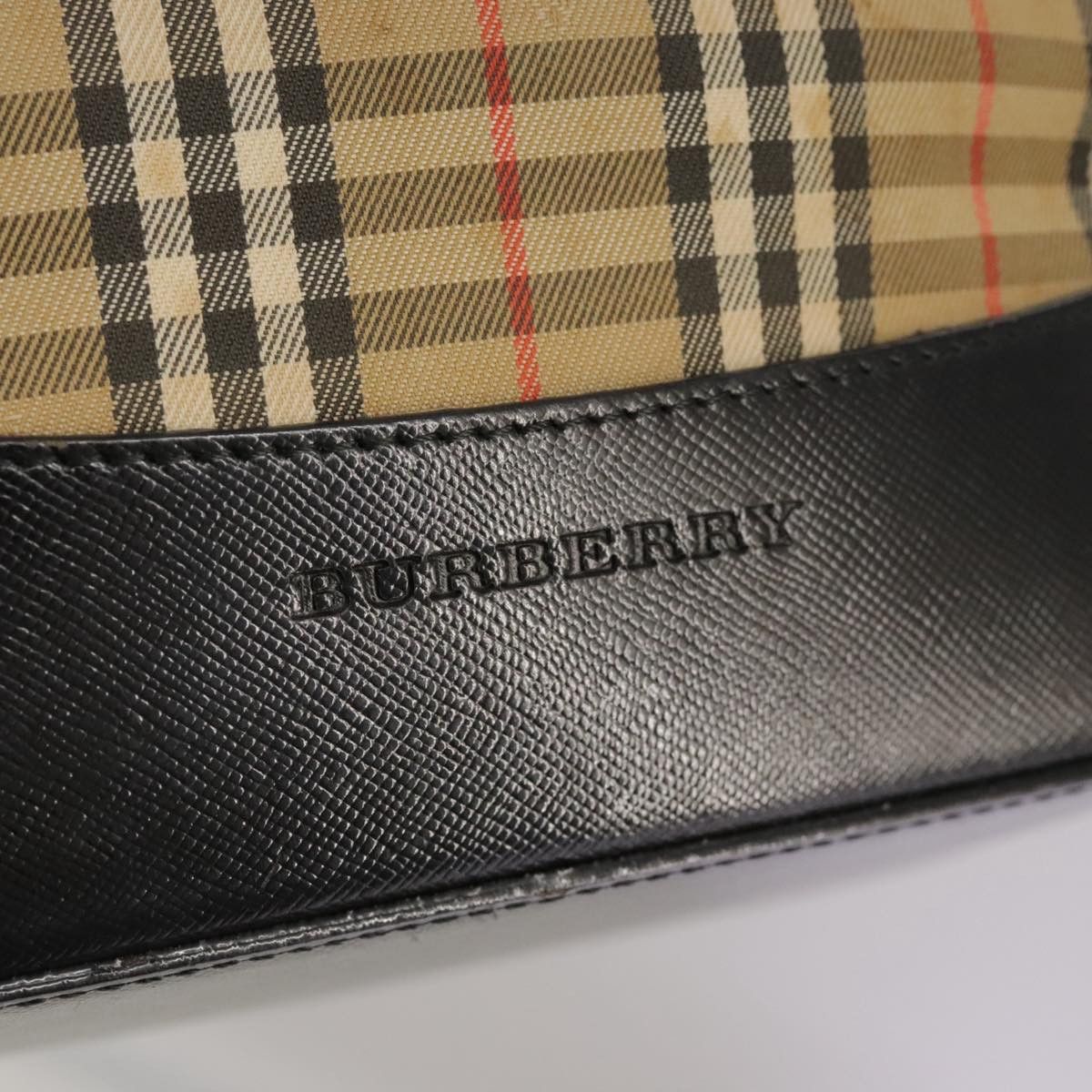 Burberry Nova Check Beige Canvas Tote Bag (Pre-Owned) Size ONE SIZE - 10 Thumbnail