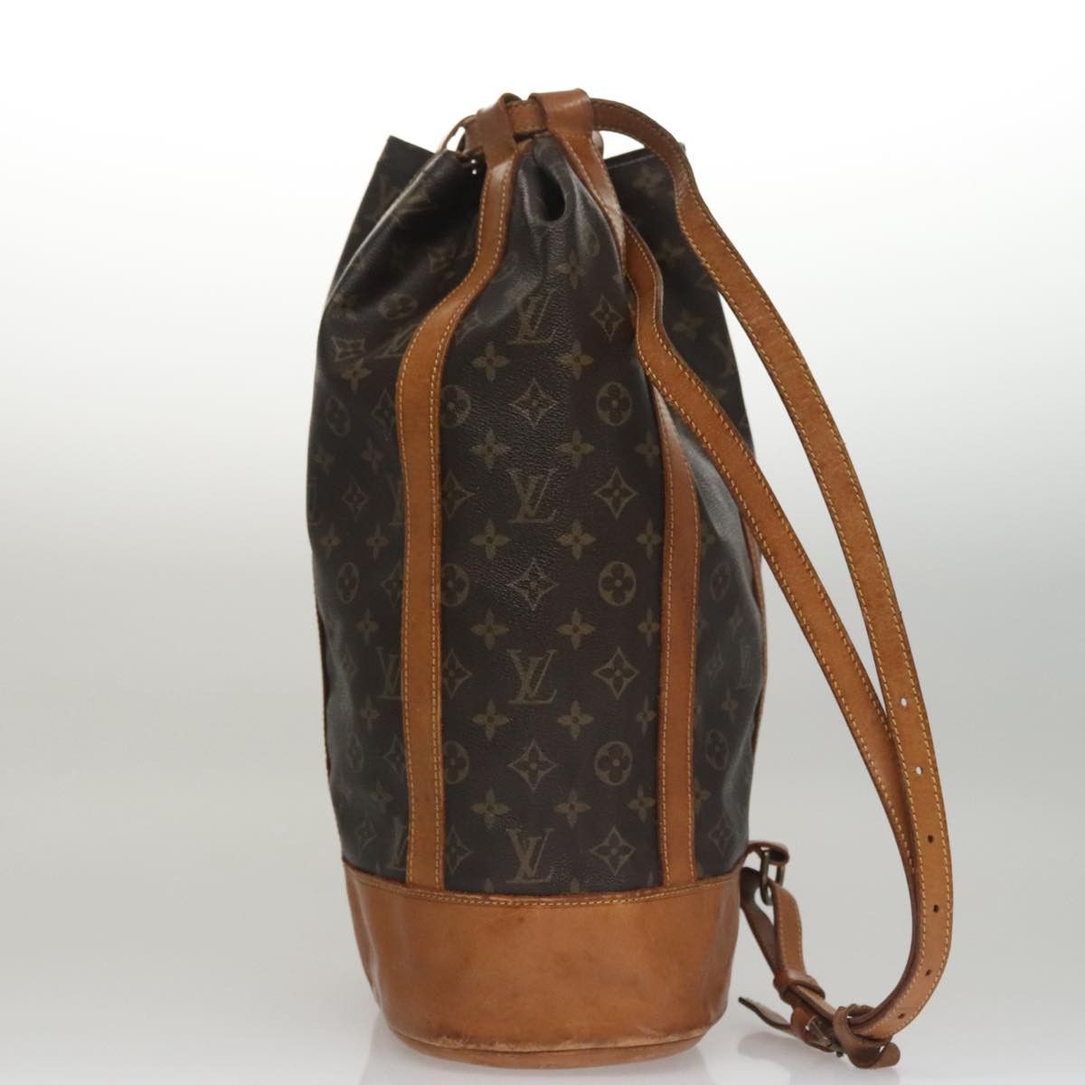 Louis Vuitton Randonnée Brown Canvas Shoulder Bag (Pre-Owned) Size ONE SIZE - 3 Thumbnail