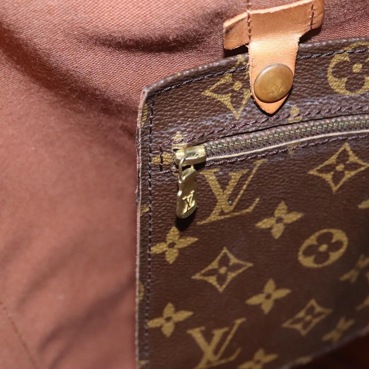 Louis Vuitton Randonnée Brown Canvas Shoulder Bag (Pre-Owned) Size ONE SIZE - 16 Thumbnail