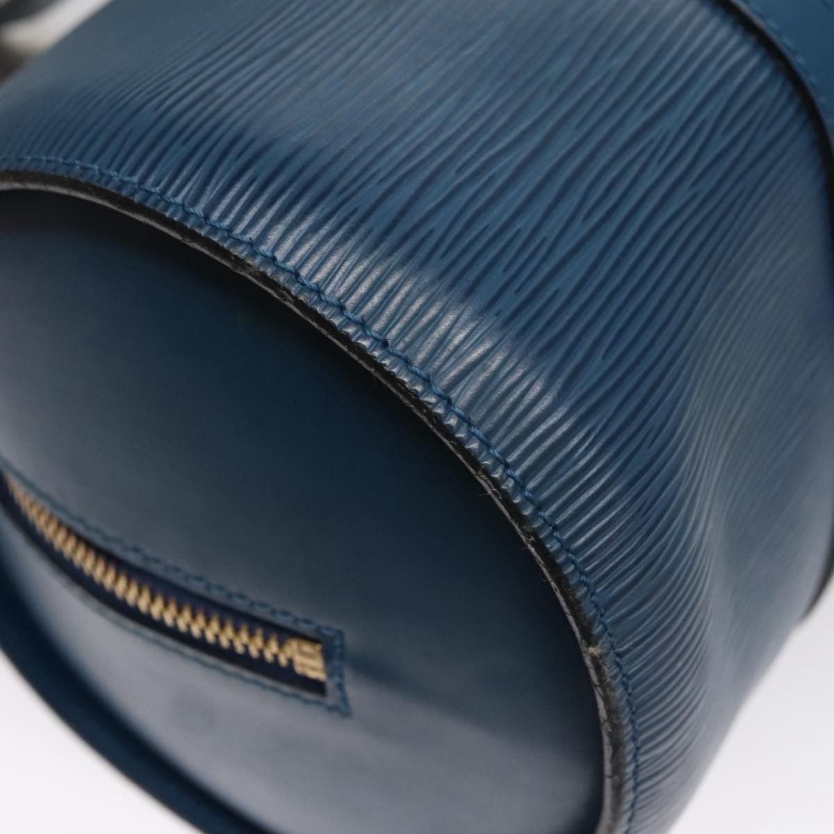 Louis Vuitton Soufflot Blue Leather Handbag (Pre-Owned) Size ONE SIZE - 11 Thumbnail