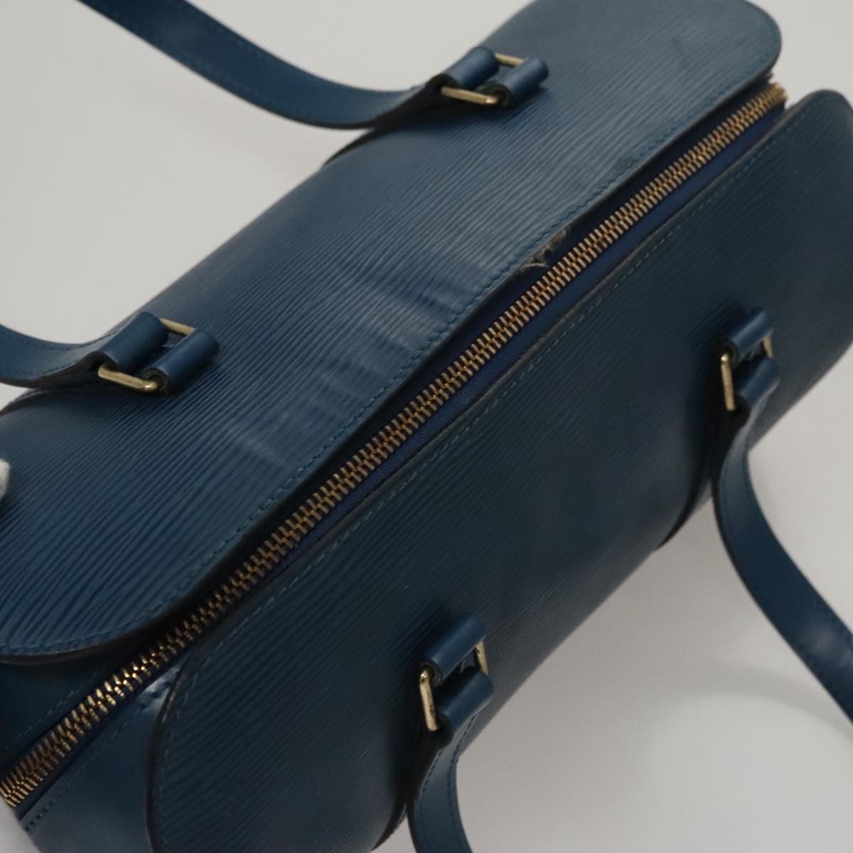 Louis Vuitton Soufflot Blue Leather Handbag (Pre-Owned) Size ONE SIZE - 15 Thumbnail