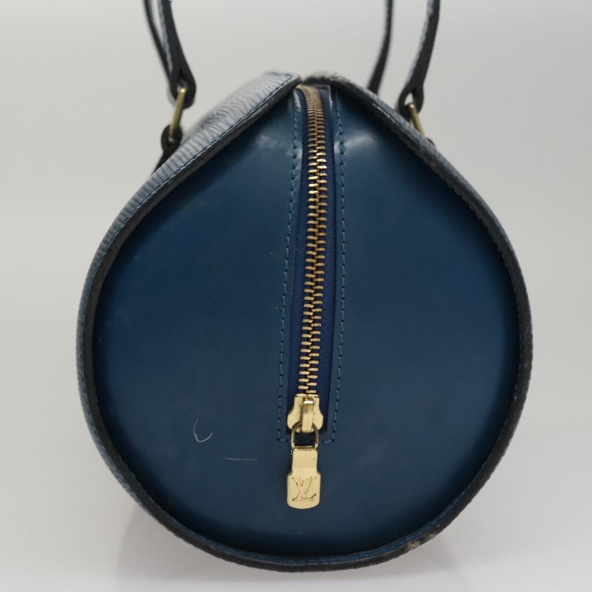 Louis Vuitton Soufflot Blue Leather Handbag (Pre-Owned) Size ONE SIZE - 4 Thumbnail