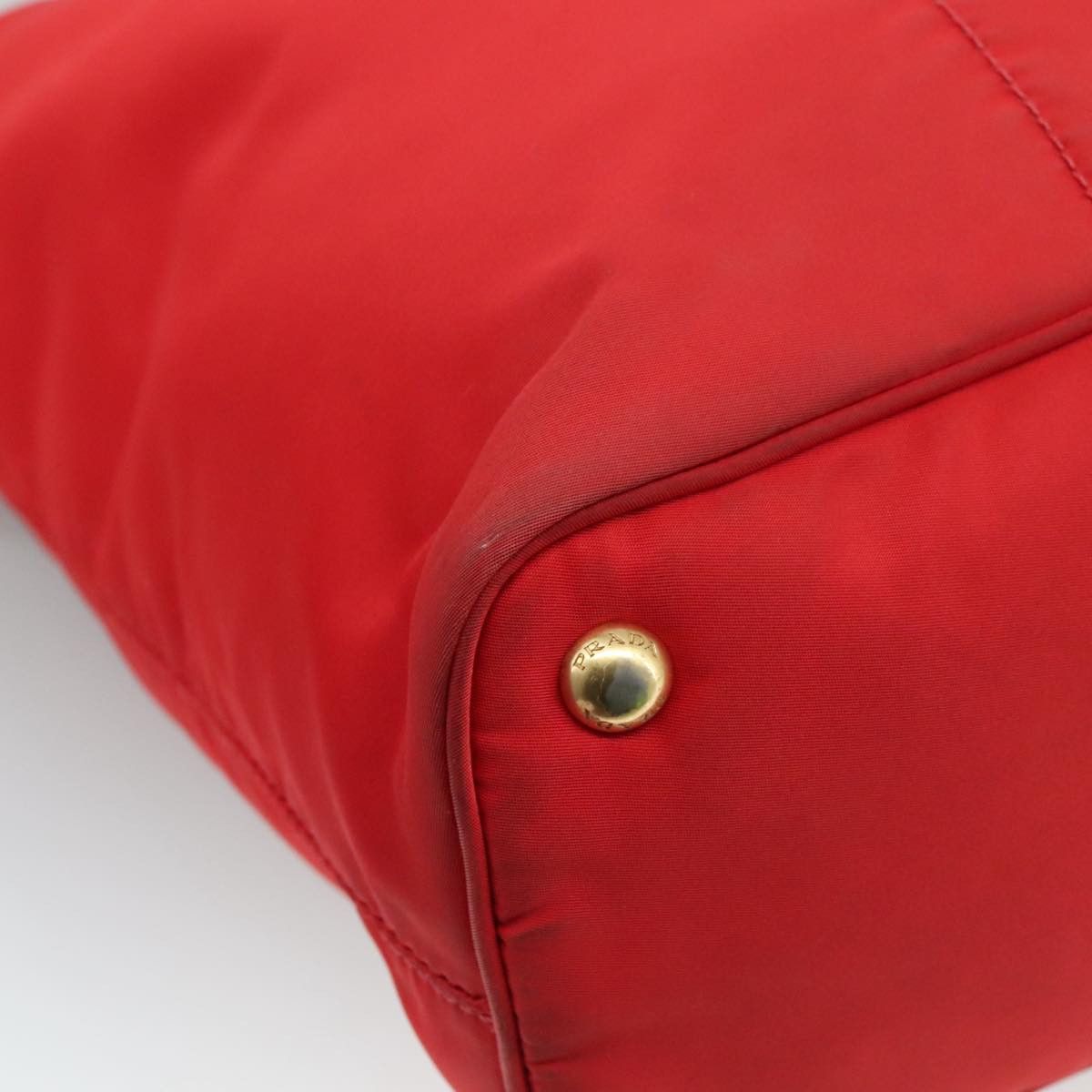 Prada Red Synthetic Tote Bag (Pre-Owned) Size ONE SIZE - 7 Thumbnail
