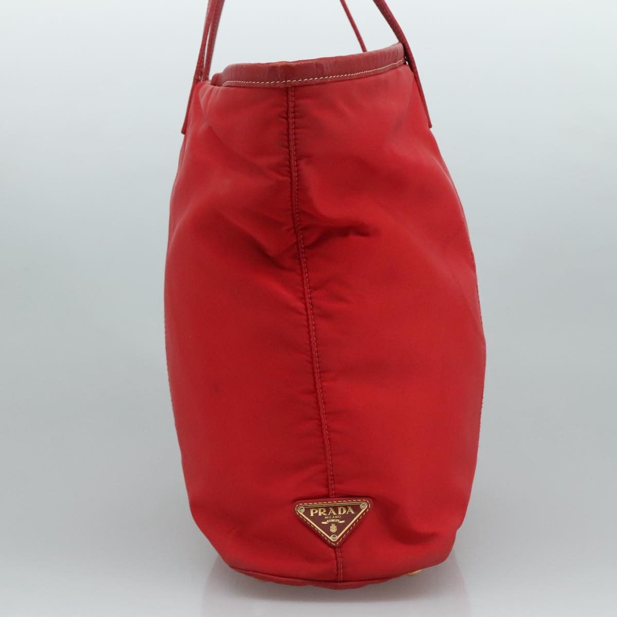 Prada Red Synthetic Tote Bag (Pre-Owned) Size ONE SIZE - 3 Thumbnail