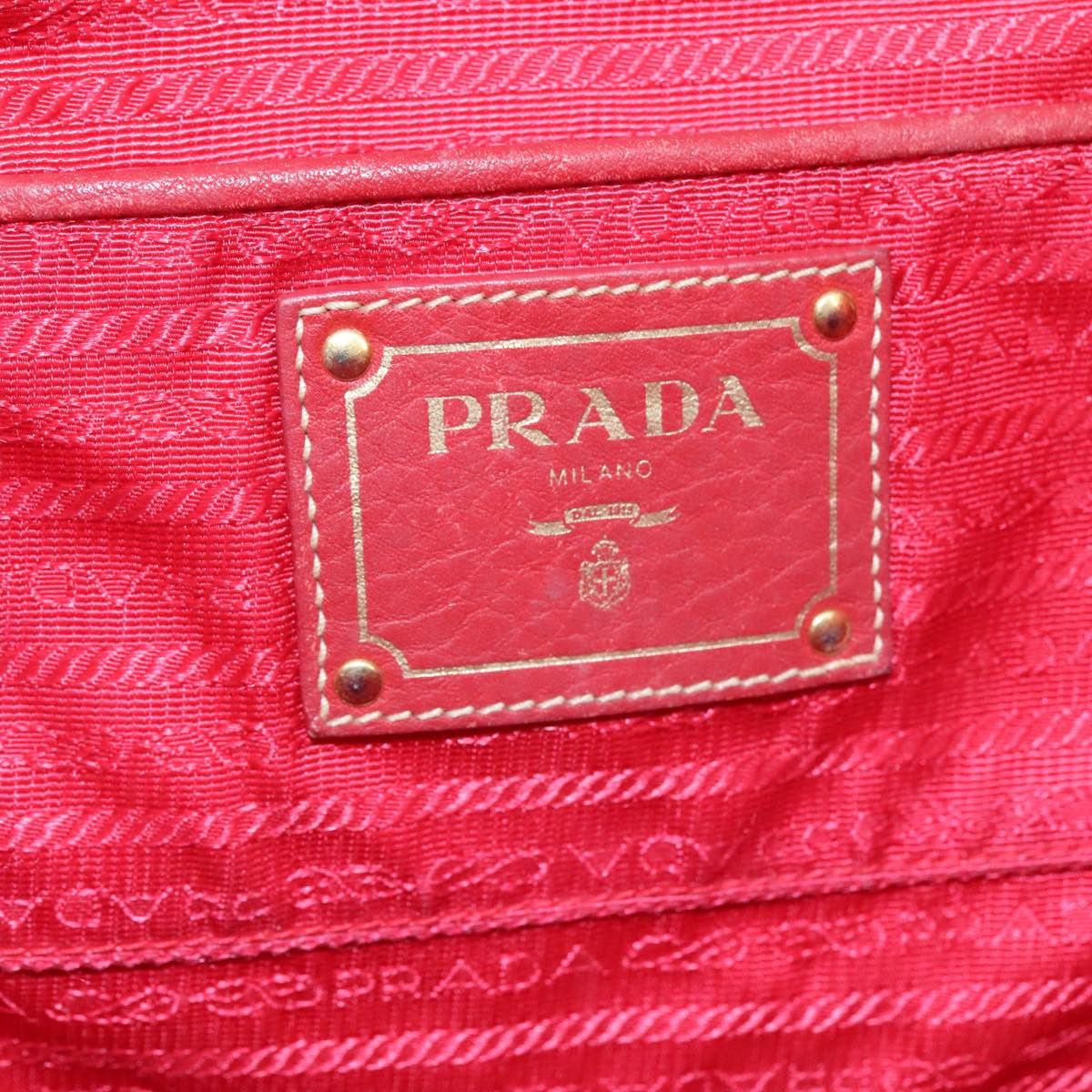 Prada Red Synthetic Tote Bag (Pre-Owned) Size ONE SIZE - 14 Thumbnail