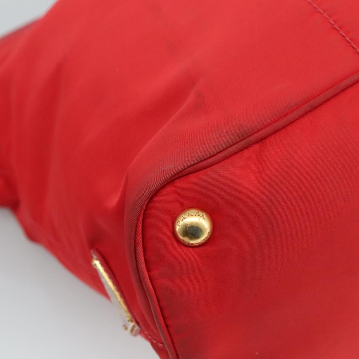 Prada Red Synthetic Tote Bag (Pre-Owned) Size ONE SIZE - 8 Thumbnail
