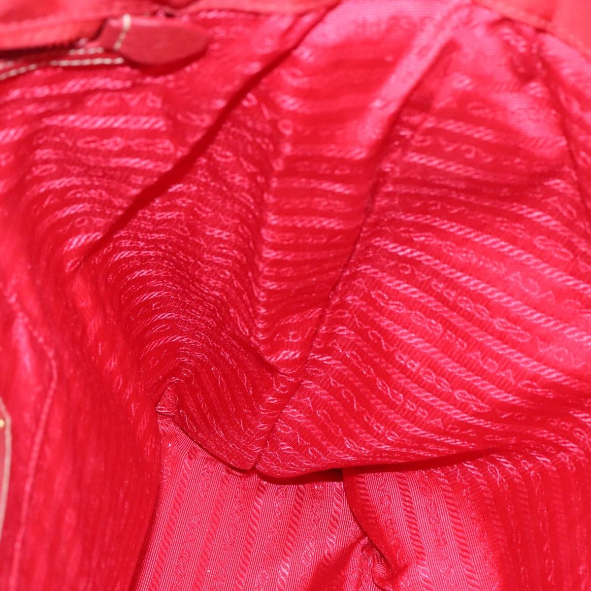 Prada Red Synthetic Tote Bag (Pre-Owned) Size ONE SIZE - 19 Thumbnail