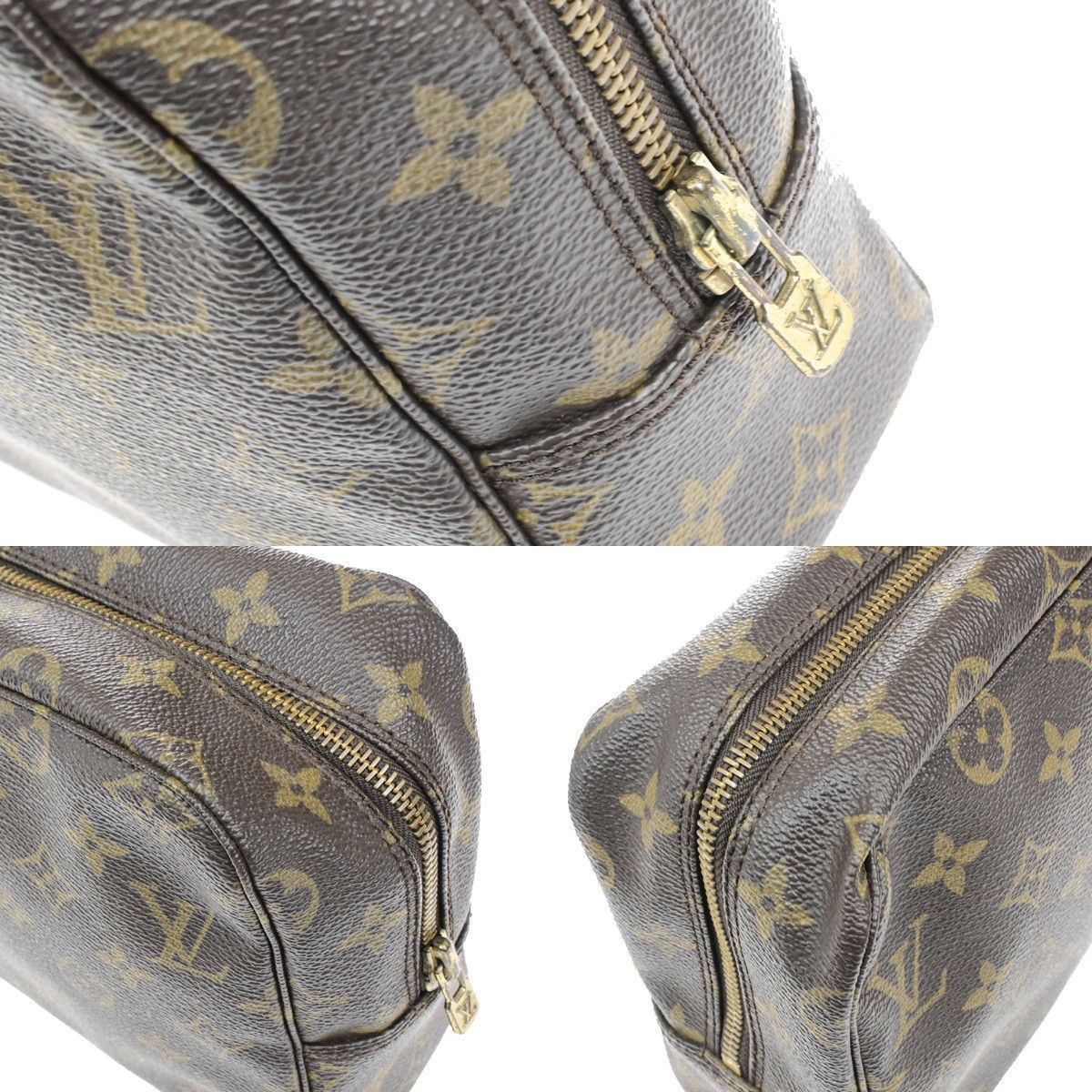 Louis Vuitton Trousse Toilette 28 Brown Canvas Briefcase Bag (Pre-Owned) Size ONE SIZE - 8 Thumbnail
