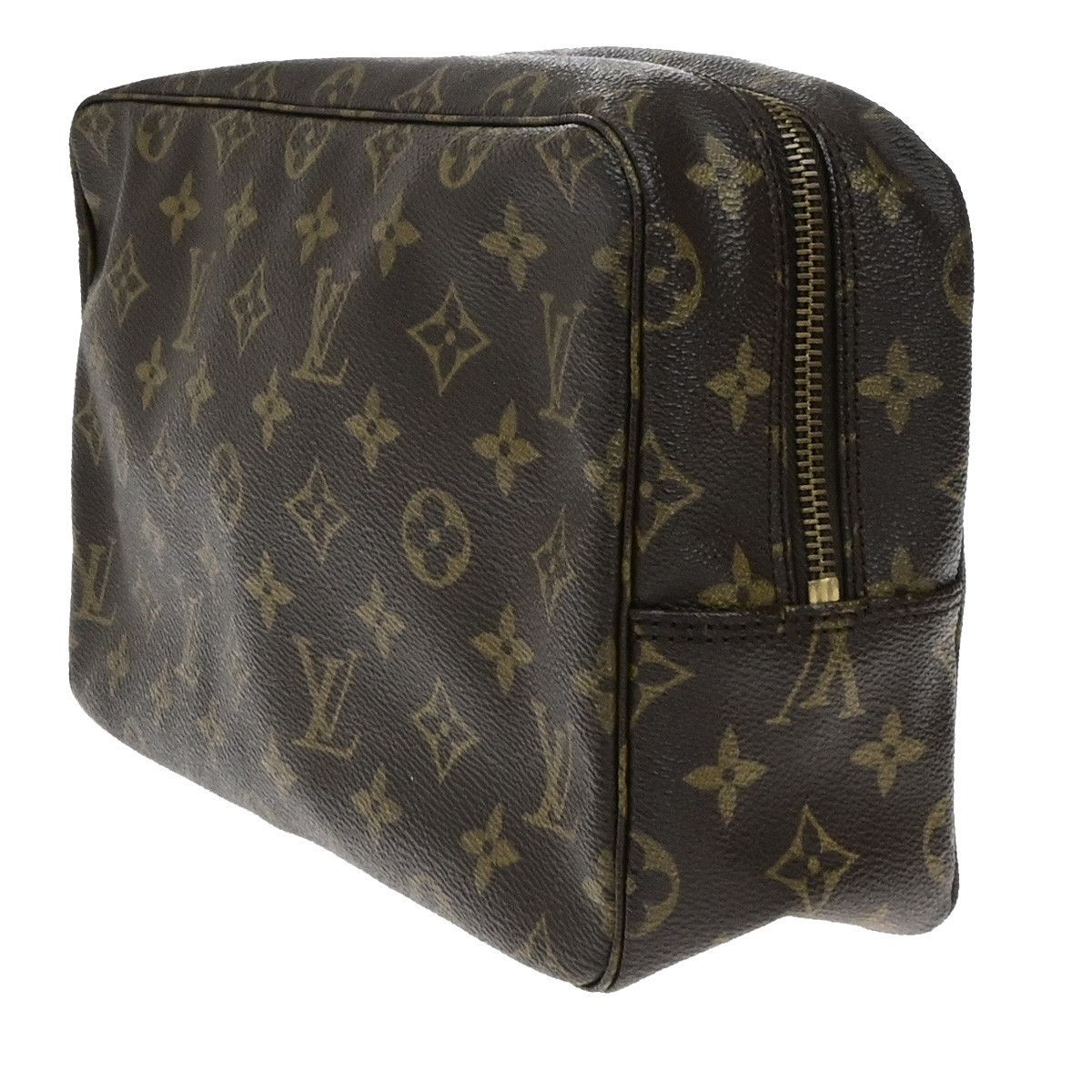 Louis Vuitton Trousse Toilette 28 Brown Canvas Briefcase Bag (Pre-Owned) Size ONE SIZE - 3 Thumbnail