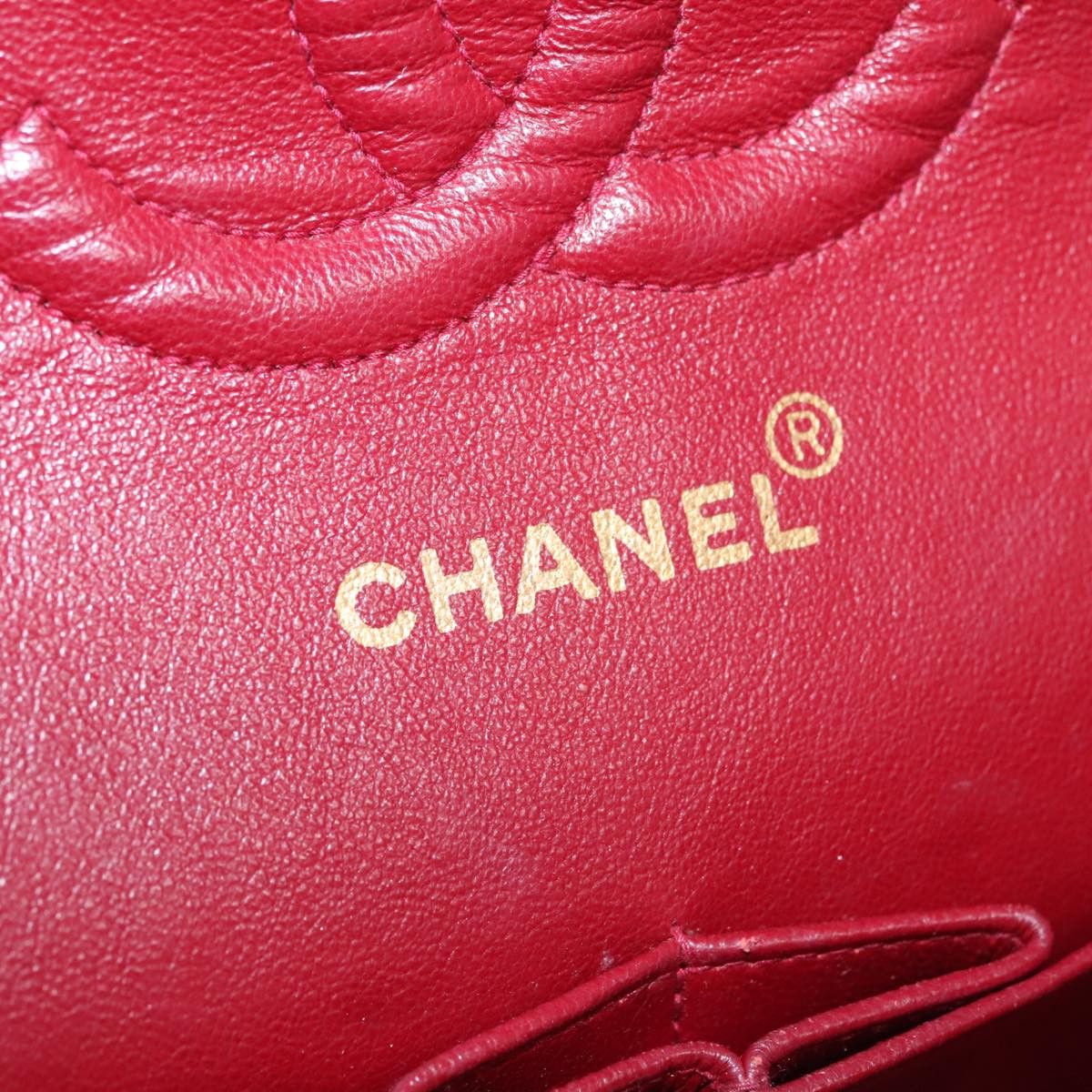 Chanel Timeless Red Leather Shoulder Bag (Pre-Owned) Size ONE SIZE - 11 Thumbnail
