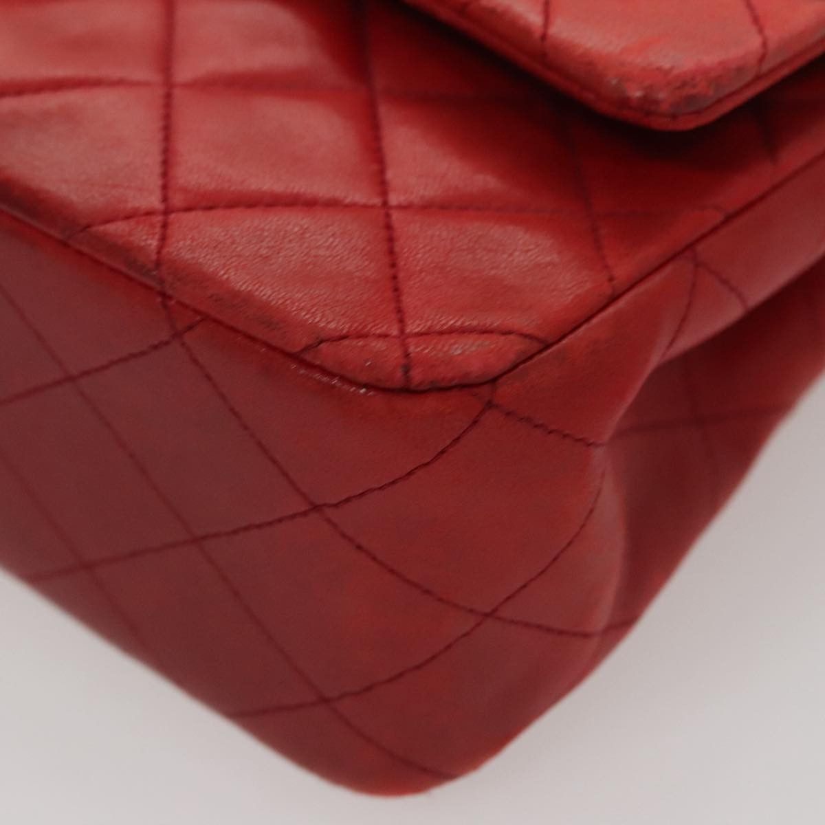 Chanel Timeless Red Leather Shoulder Bag (Pre-Owned) Size ONE SIZE - 18 Thumbnail