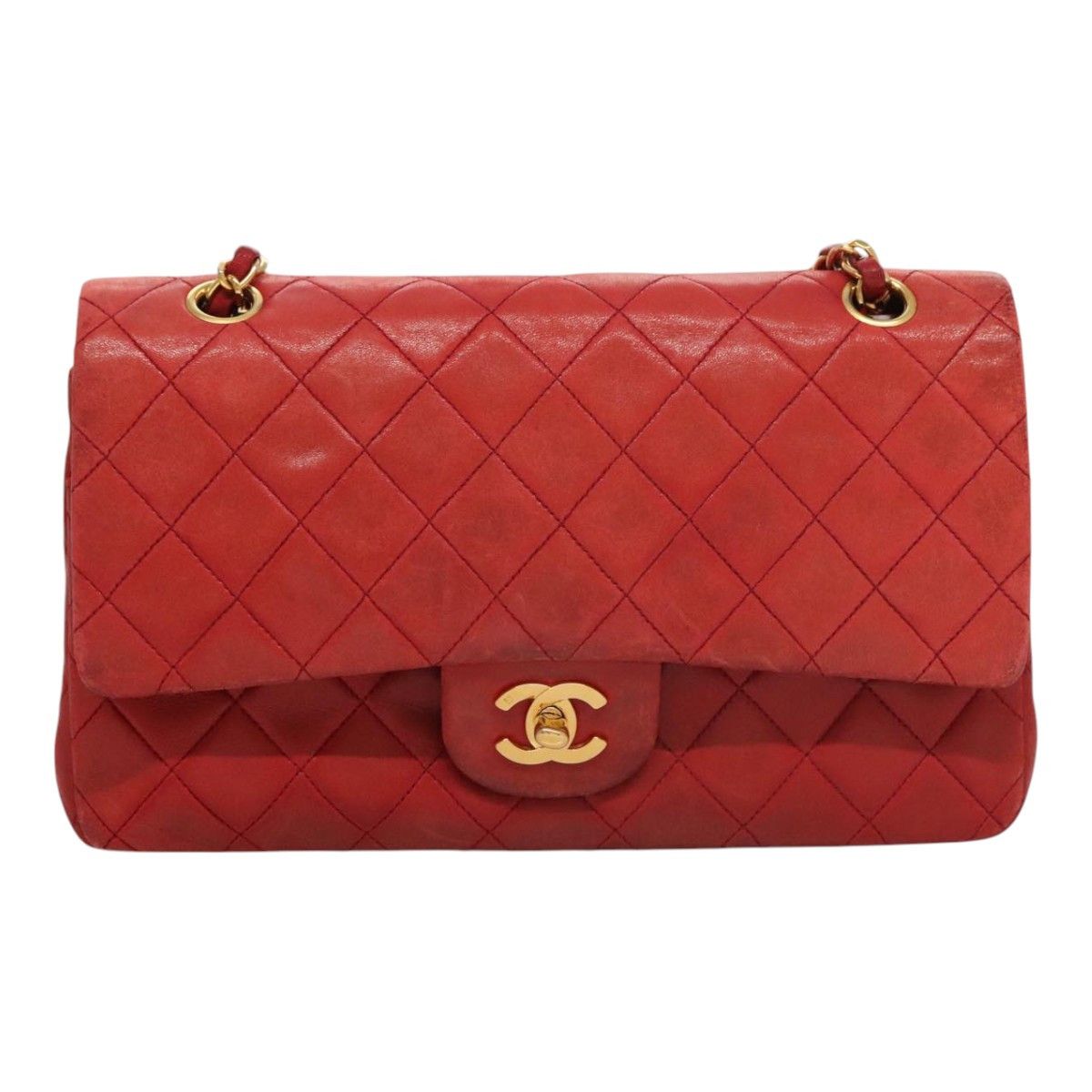 Chanel Timeless Red Leather Shoulder Bag (Pre-Owned) Size ONE SIZE - 15 Thumbnail