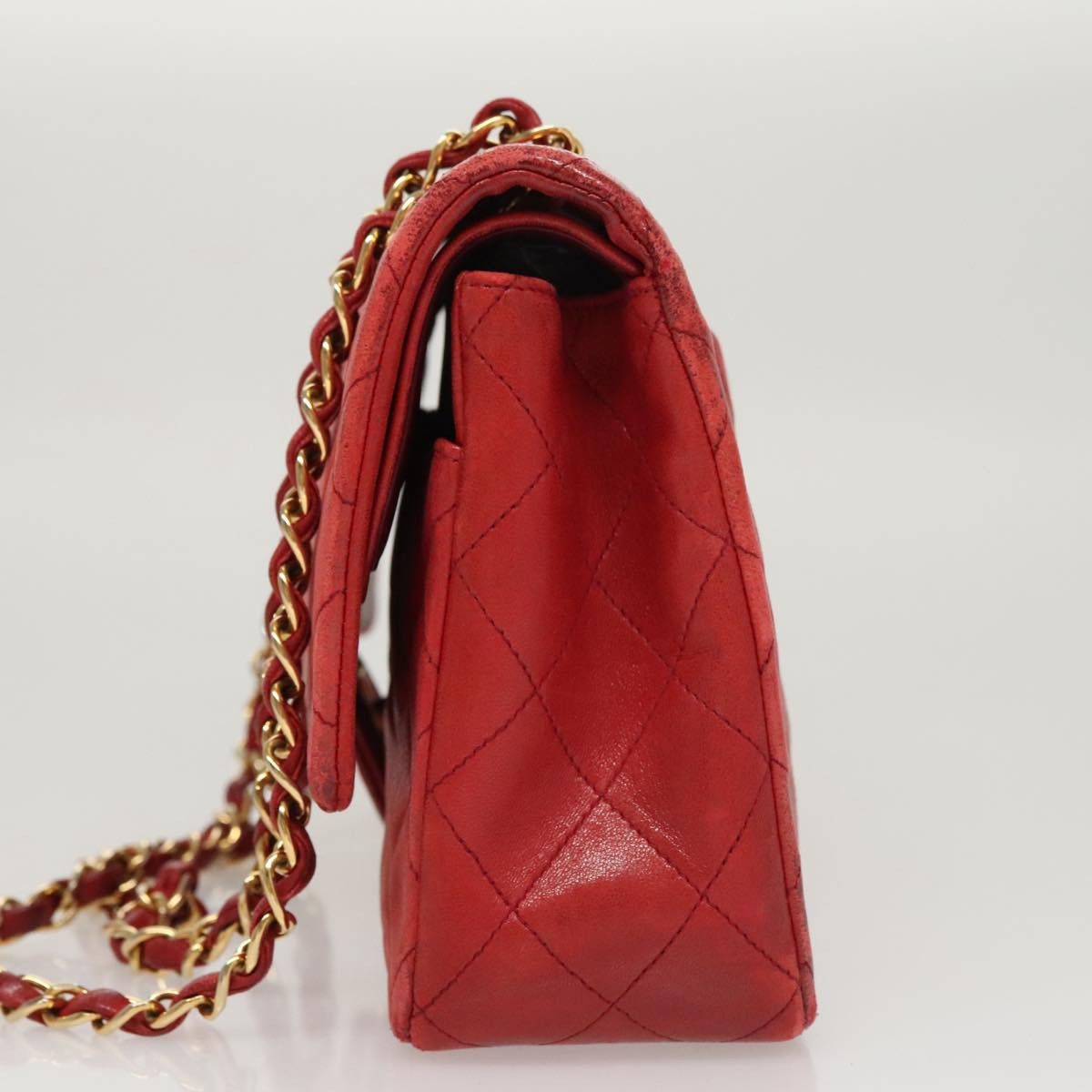Chanel Timeless Red Leather Shoulder Bag (Pre-Owned) Size ONE SIZE - 3 Thumbnail