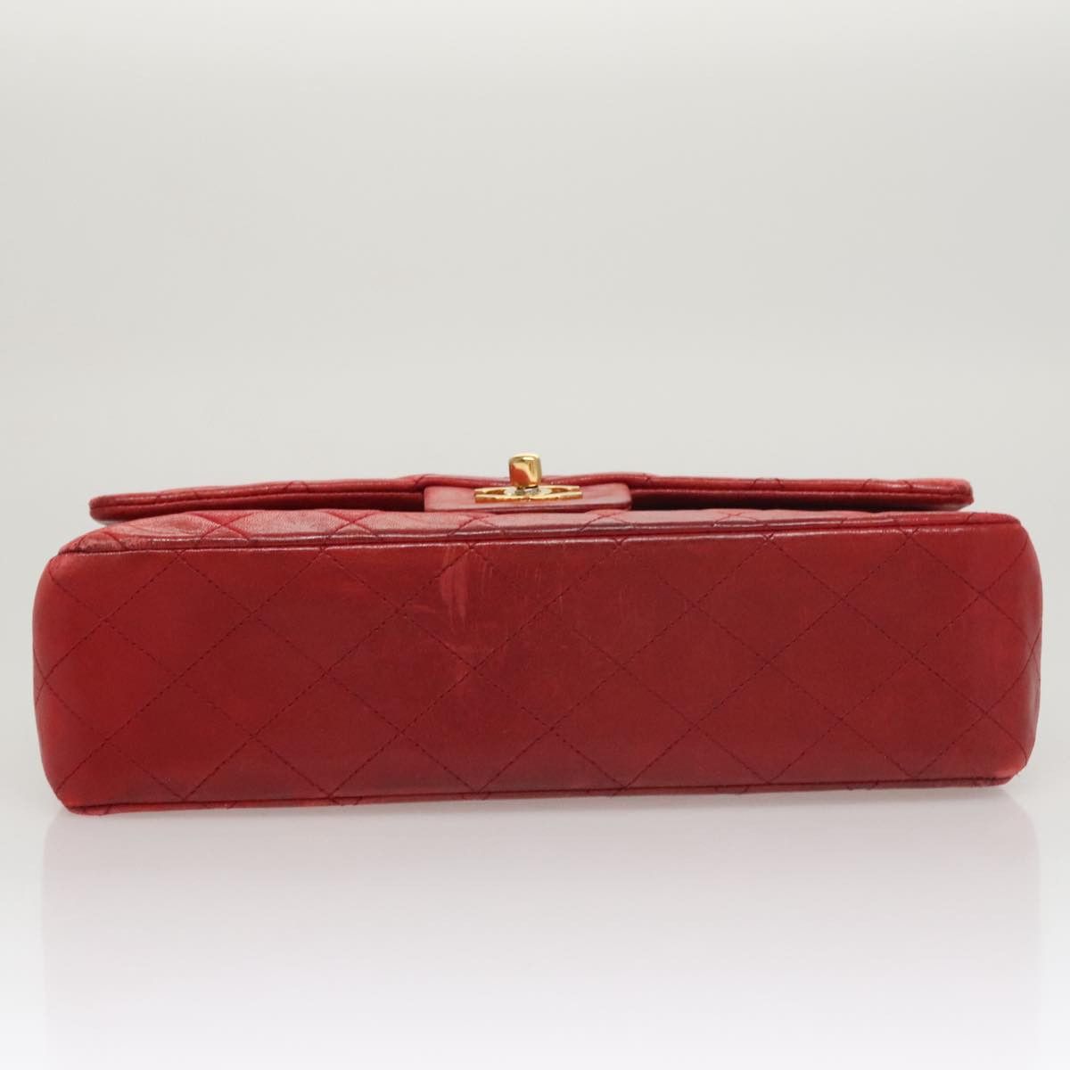 Chanel Timeless Red Leather Shoulder Bag (Pre-Owned) Size ONE SIZE - 6 Thumbnail