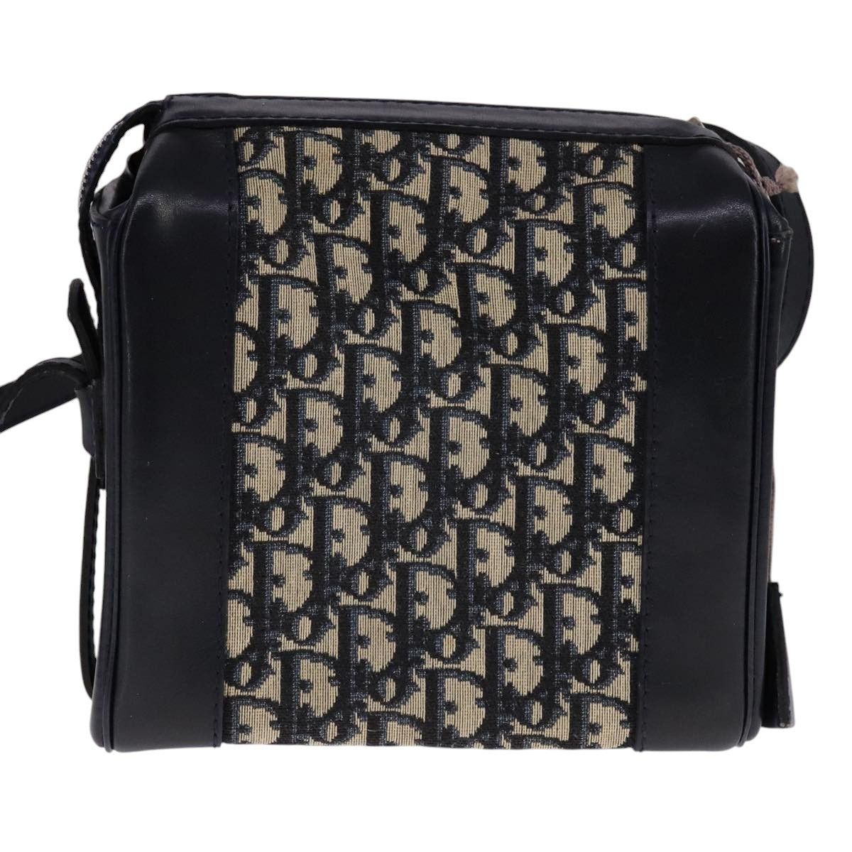 Dior Trotter Navy Canvas Shoulder Bag (Pre-Owned) Size ONE SIZE - 2 Thumbnail
