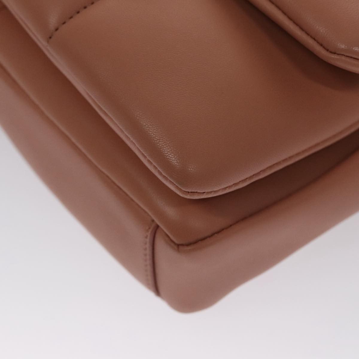 Salvatore Ferragamo Vara Brown Leather Shoulder Bag (Pre-Owned) Size ONE SIZE - 7 Thumbnail