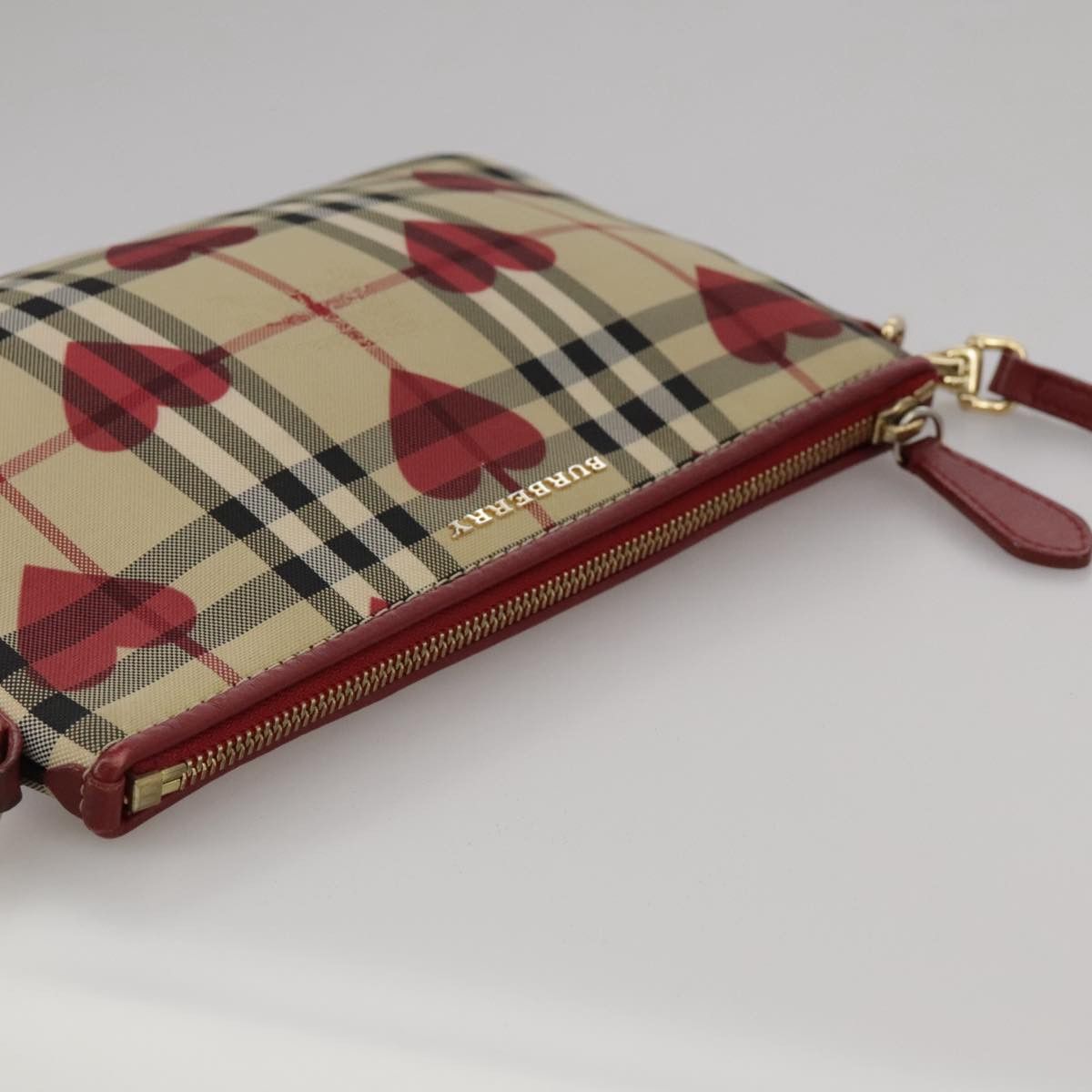 Burberry Nova Check Beige Canvas Clutch Bag (Pre-Owned) Size ONE SIZE - 16 Thumbnail