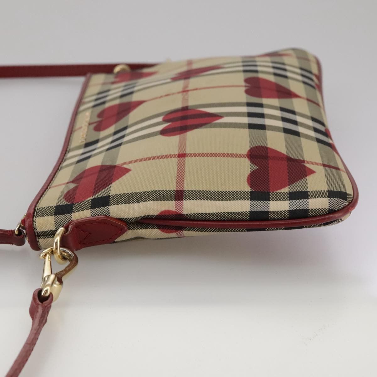 Burberry Nova Check Beige Canvas Clutch Bag (Pre-Owned) Size ONE SIZE - 3 Thumbnail