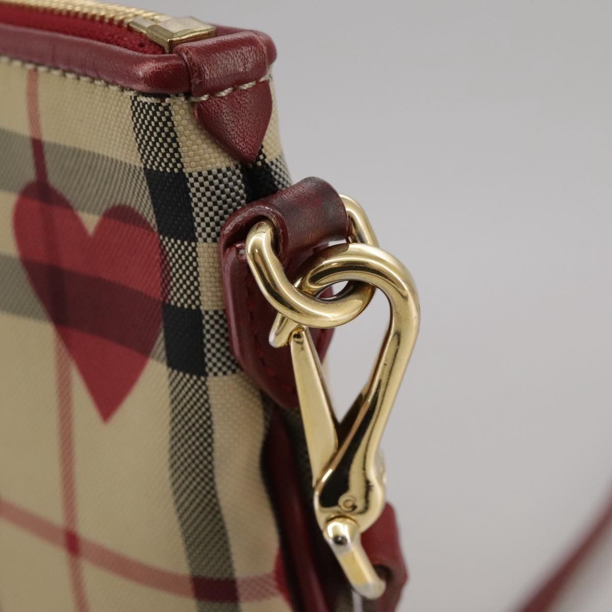 Burberry Nova Check Beige Canvas Clutch Bag (Pre-Owned) Size ONE SIZE - 8 Thumbnail