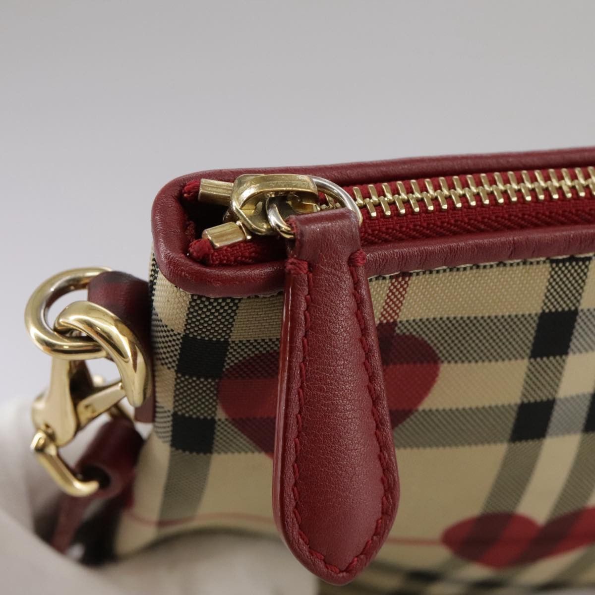 Burberry Nova Check Beige Canvas Clutch Bag (Pre-Owned) Size ONE SIZE - 13 Thumbnail