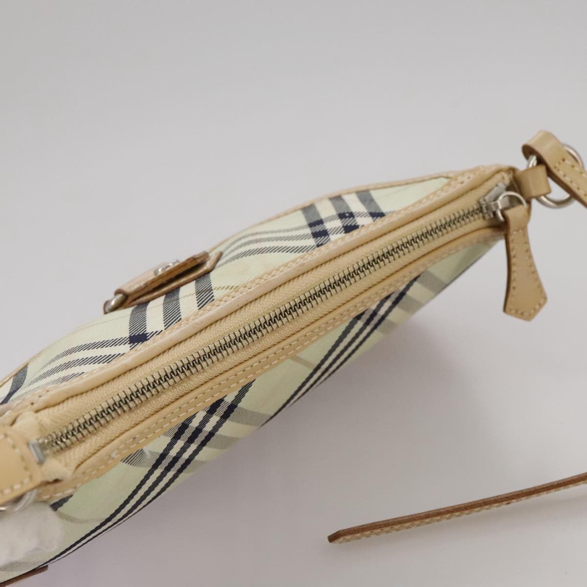 Burberry Nova Check Beige Canvas Shoulder Bag (Pre-Owned) Size ONE SIZE - 7 Thumbnail