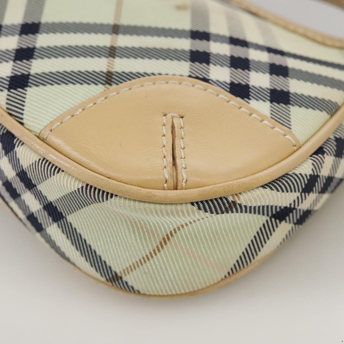 Burberry Nova Check Beige Canvas Shoulder Bag (Pre-Owned) Size ONE SIZE - 20 Thumbnail