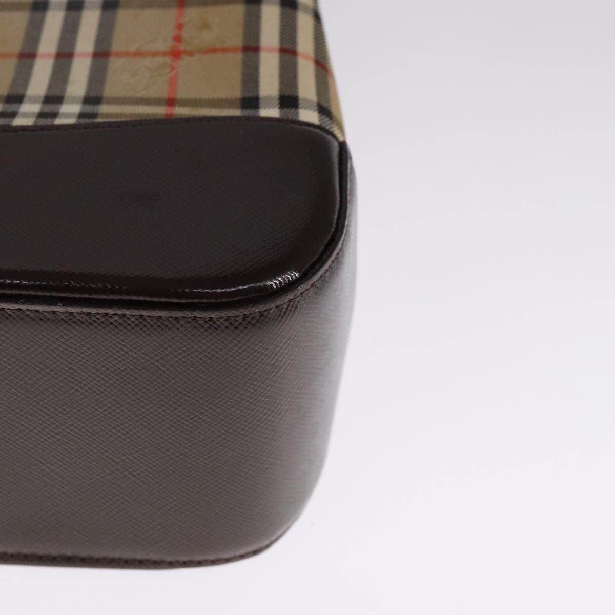 Burberry Nova Check Beige Canvas Shoulder Bag (Pre-Owned) Size ONE SIZE - 18 Thumbnail
