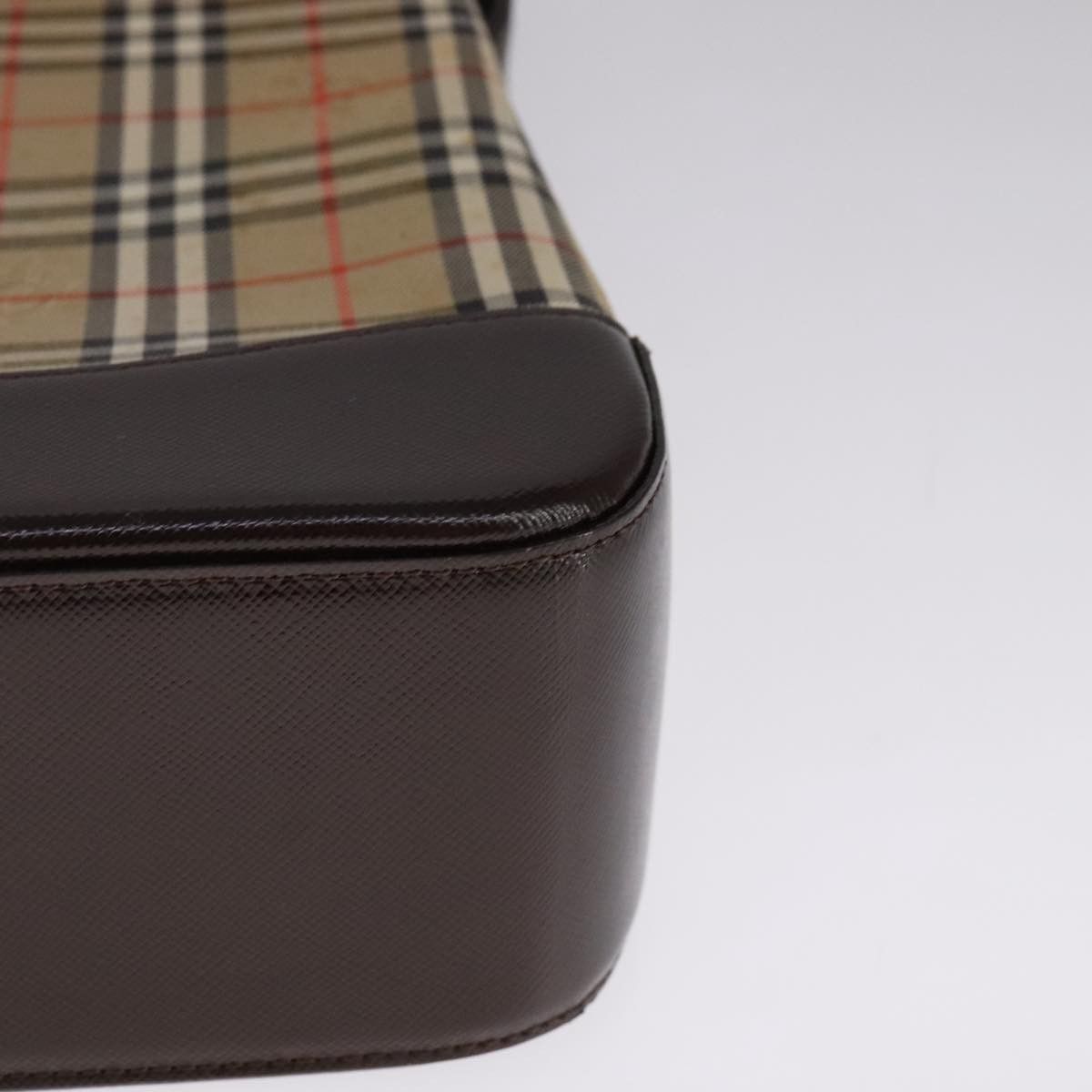 Burberry Nova Check Beige Canvas Shoulder Bag (Pre-Owned) Size ONE SIZE - 16 Thumbnail