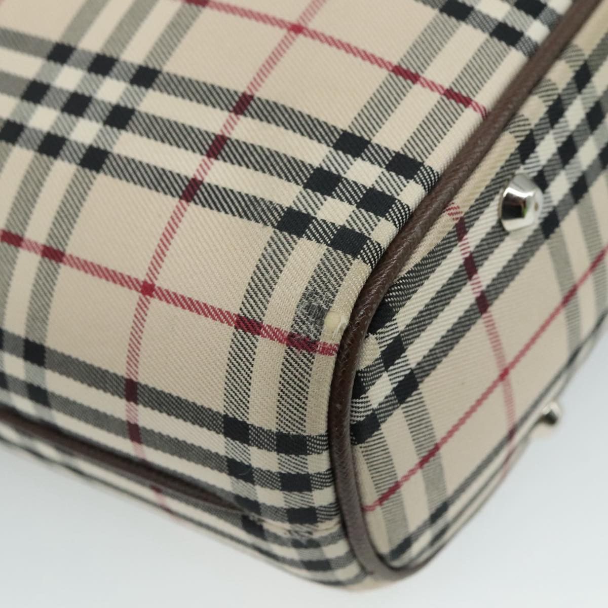 Burberry Nova Check Beige Canvas Tote Bag (Pre-Owned) Size ONE SIZE - 19 Thumbnail