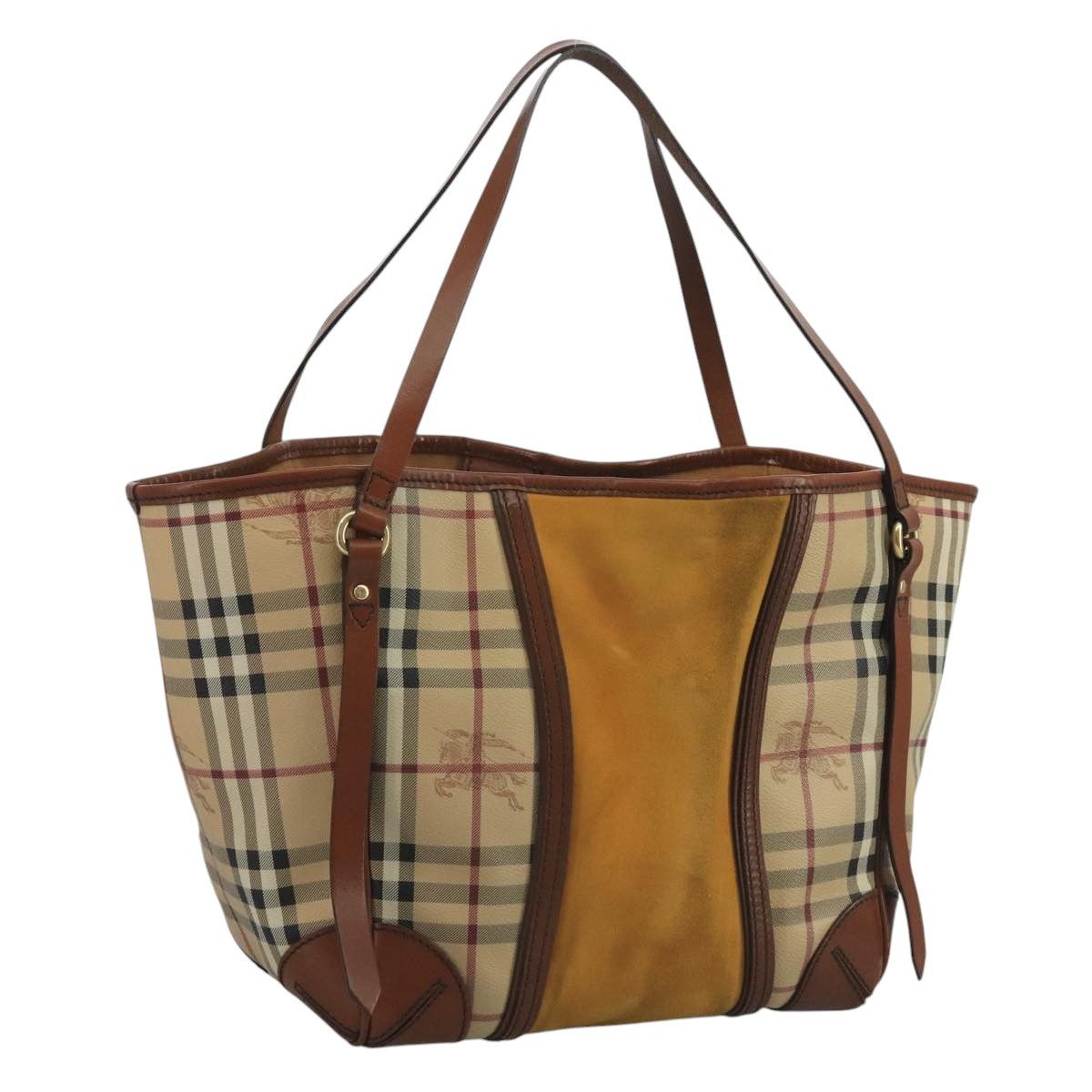 Burberry Nova Check Beige Canvas Shoulder Bag (Pre-Owned) Size ONE SIZE - 15 Thumbnail