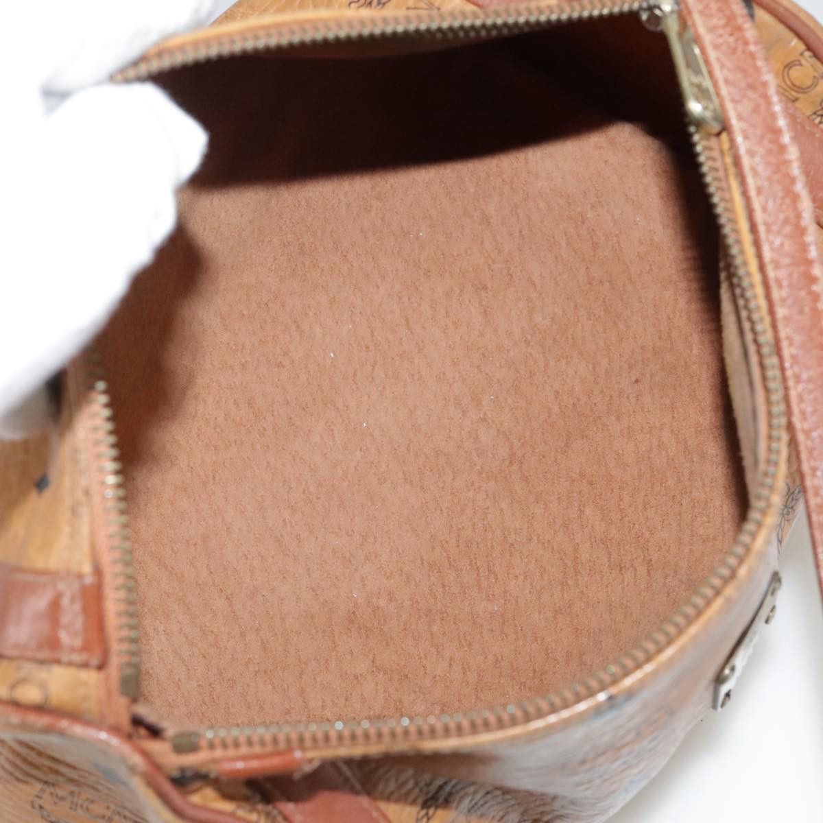 MCM Visetos Brown Leather Shoulder Bag (Pre-Owned) Size ONE SIZE - 9 Thumbnail