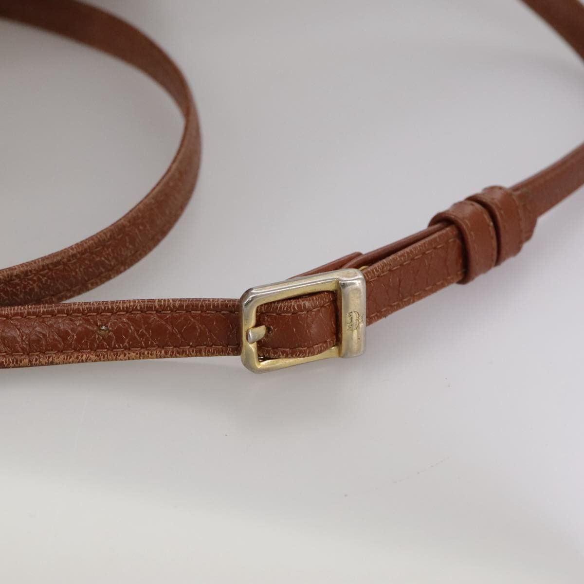 MCM Visetos Brown Leather Shoulder Bag (Pre-Owned) Size ONE SIZE - 18 Thumbnail