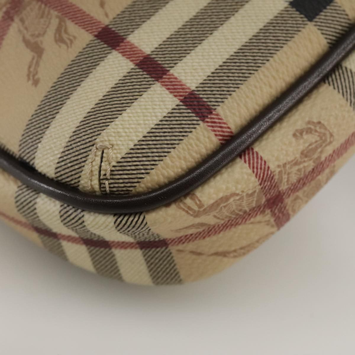 Burberry Nova Check Beige Canvas Shoulder Bag (Pre-Owned) Size ONE SIZE - 19 Thumbnail